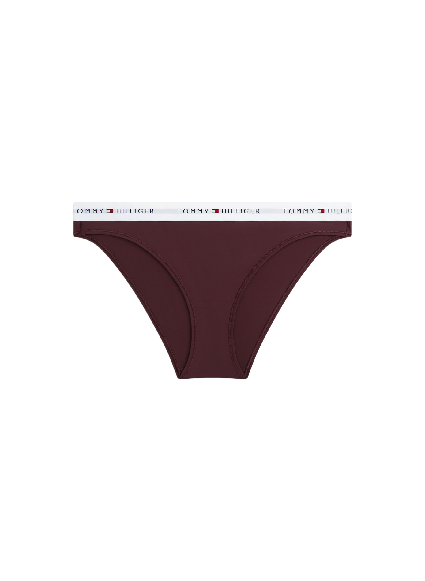 Plain culottes with logo waistband TOMMY HILFIGER Purple