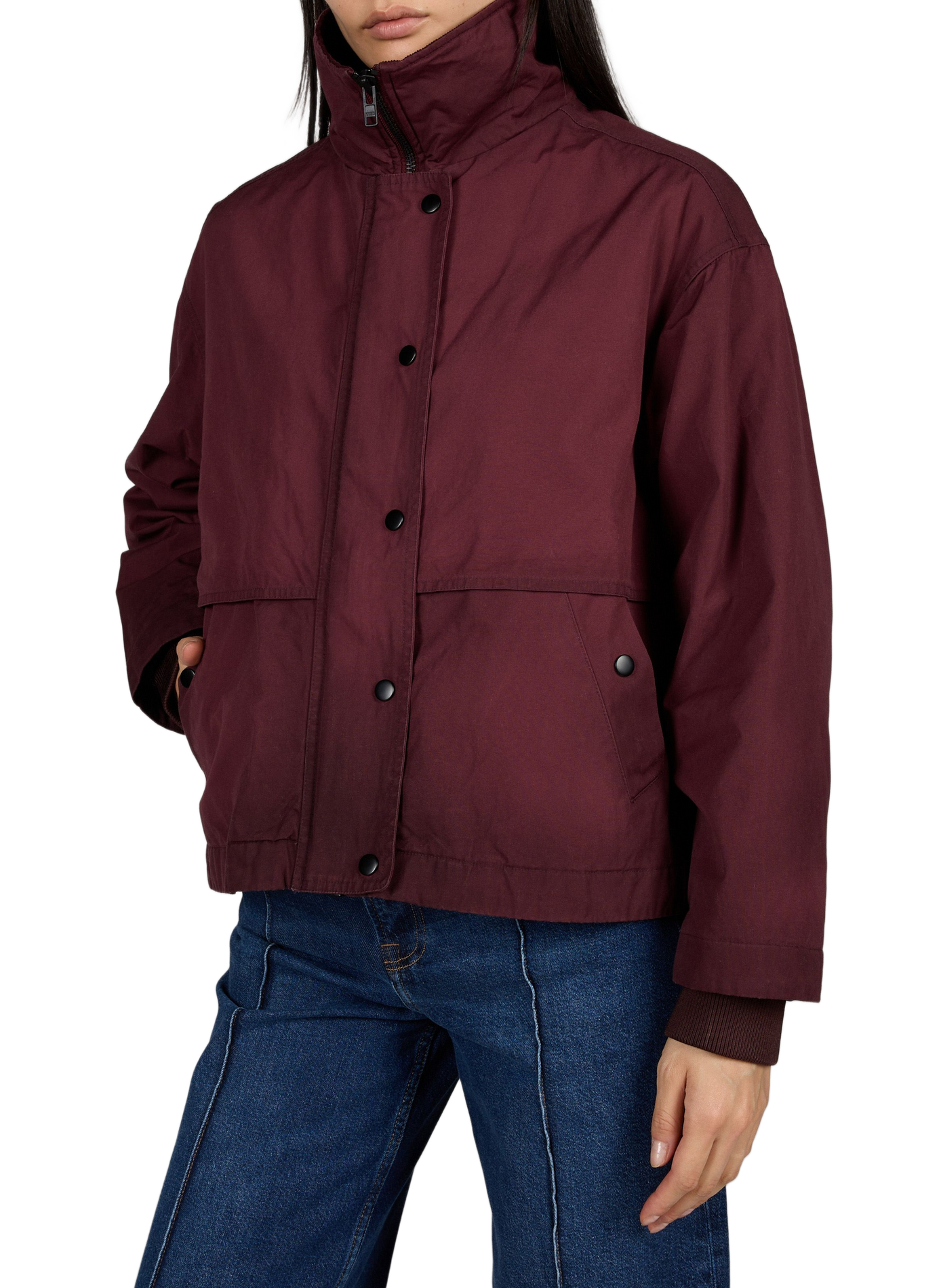 Oversized cotton Jazlin jacket BELLEROSE Red