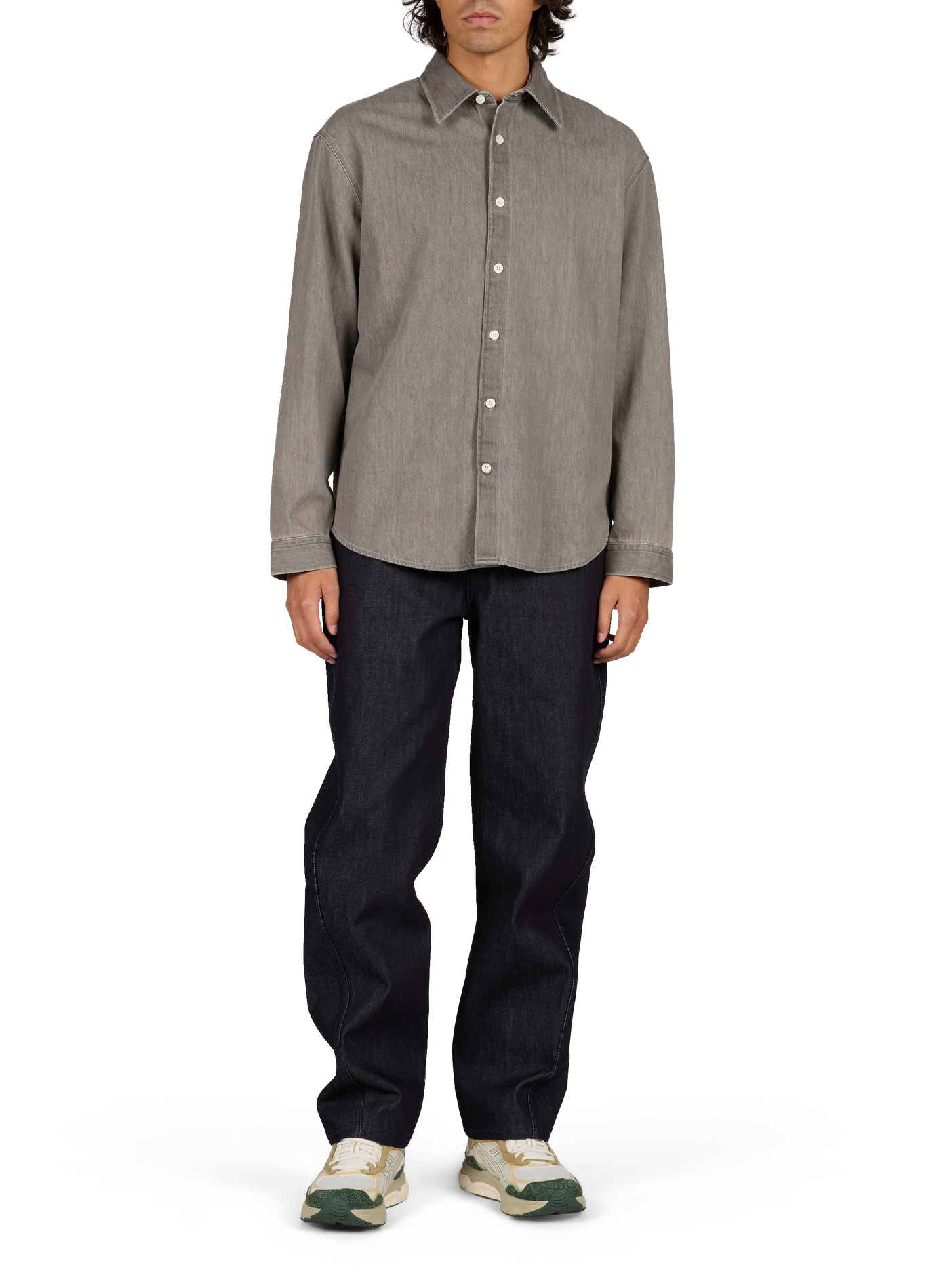 Chemise denim Casper NN.07 Gris