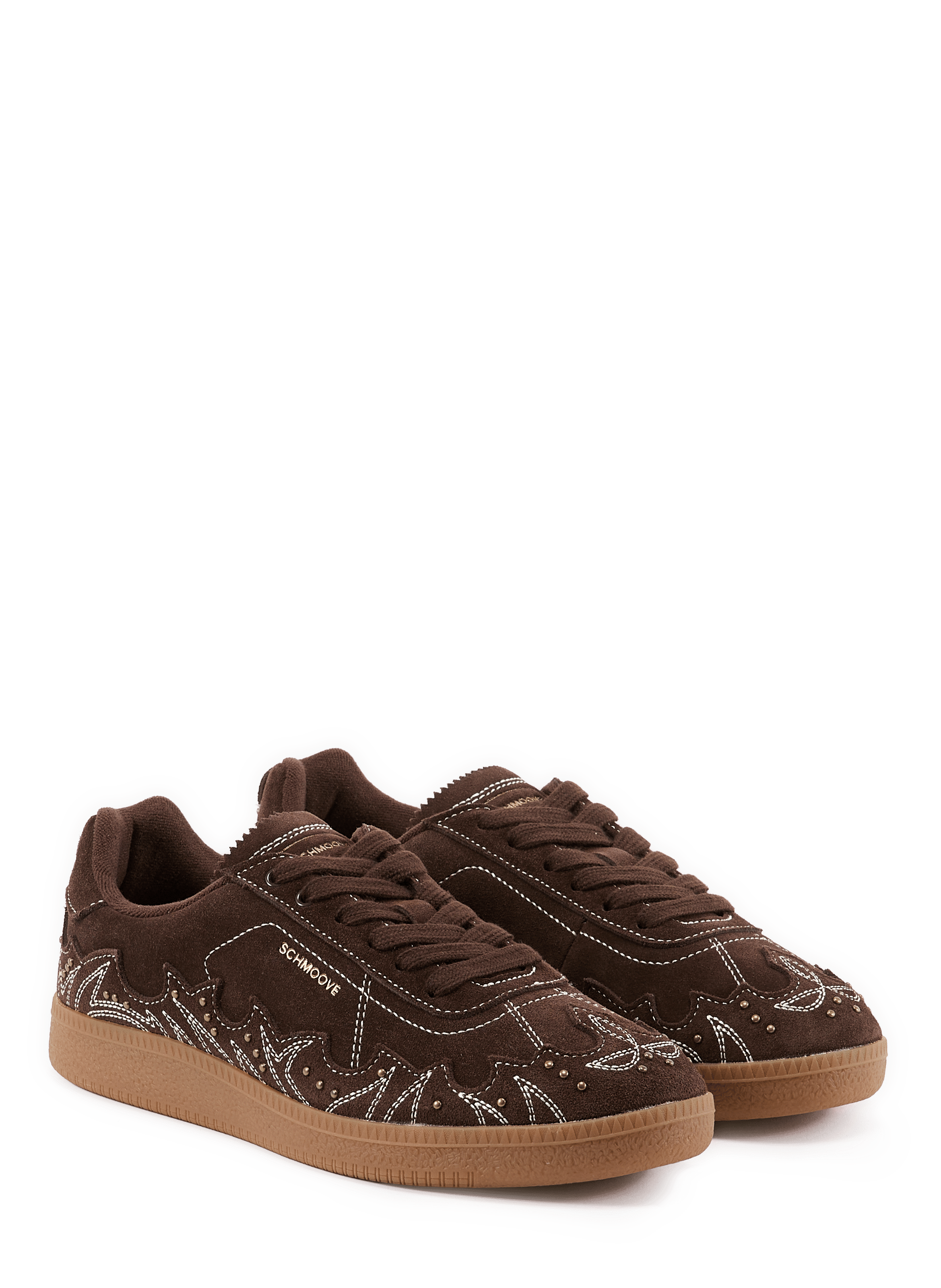 Baskets basses en cuir SCHMOOVE Braun