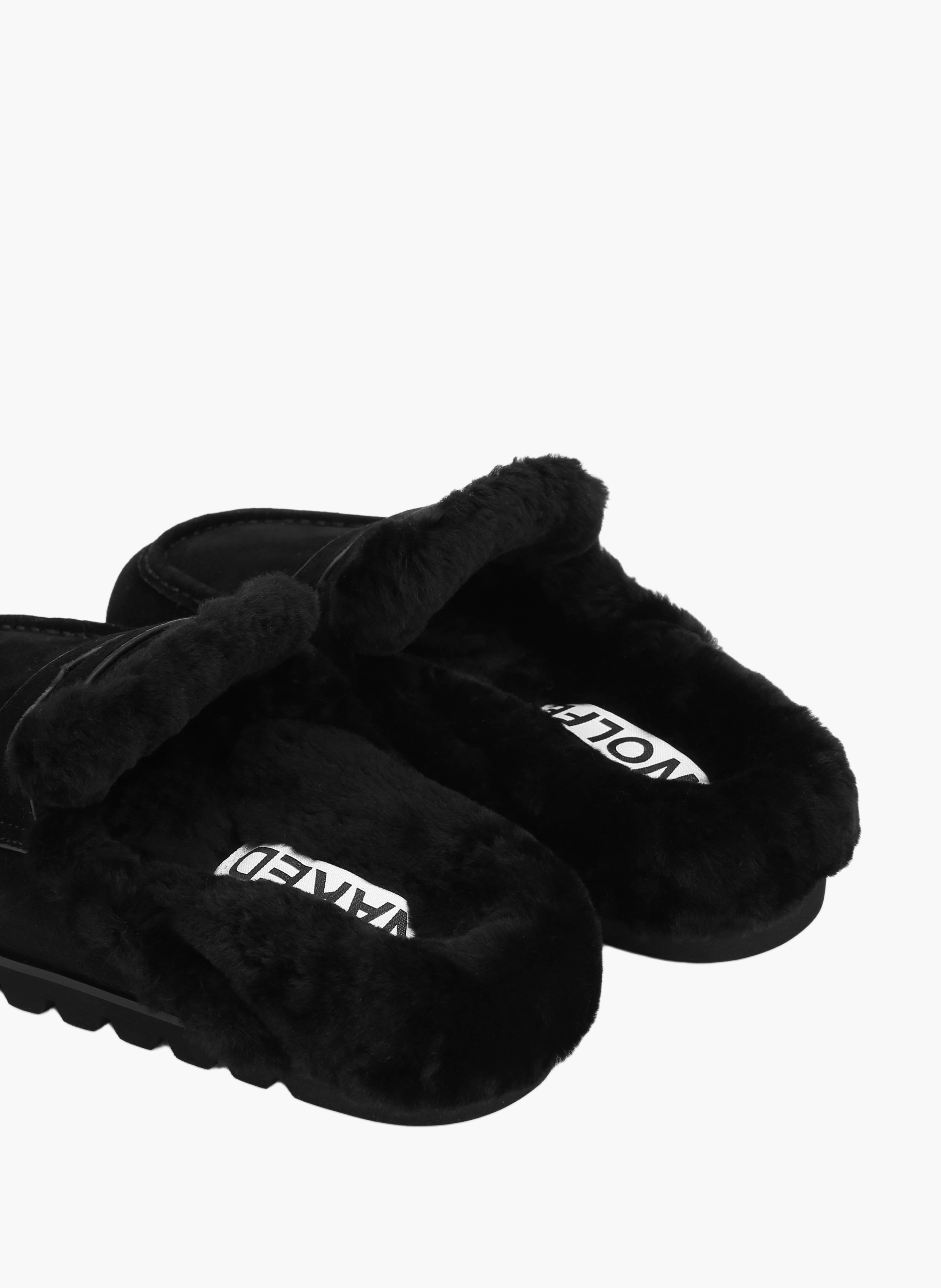 Mules corded NAKED WOLFE Noir