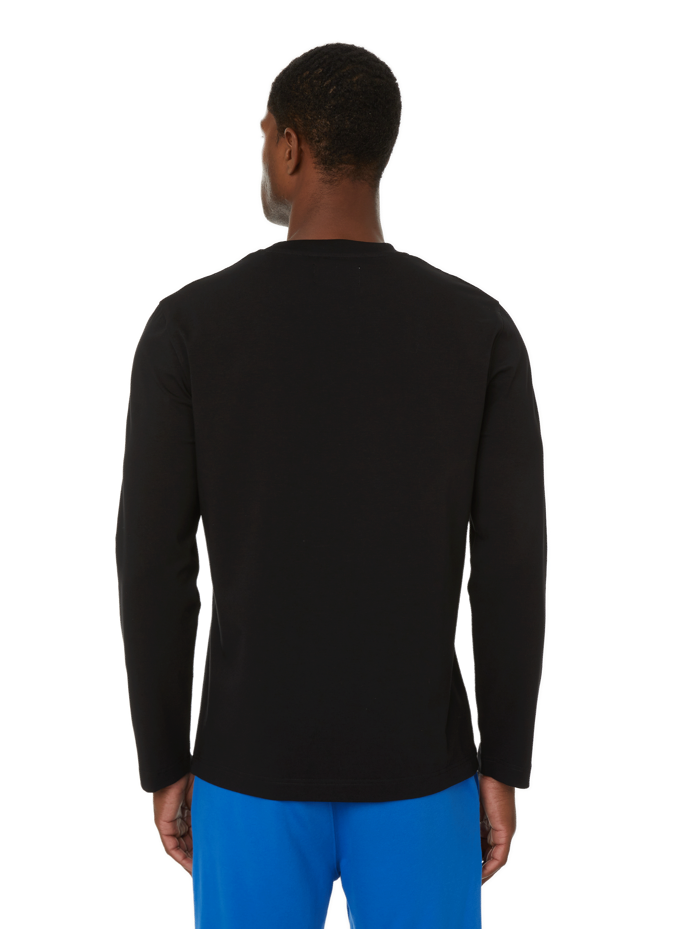 T-shirt Baff à manches longues en coton mélangé SAISON 1865 Noir