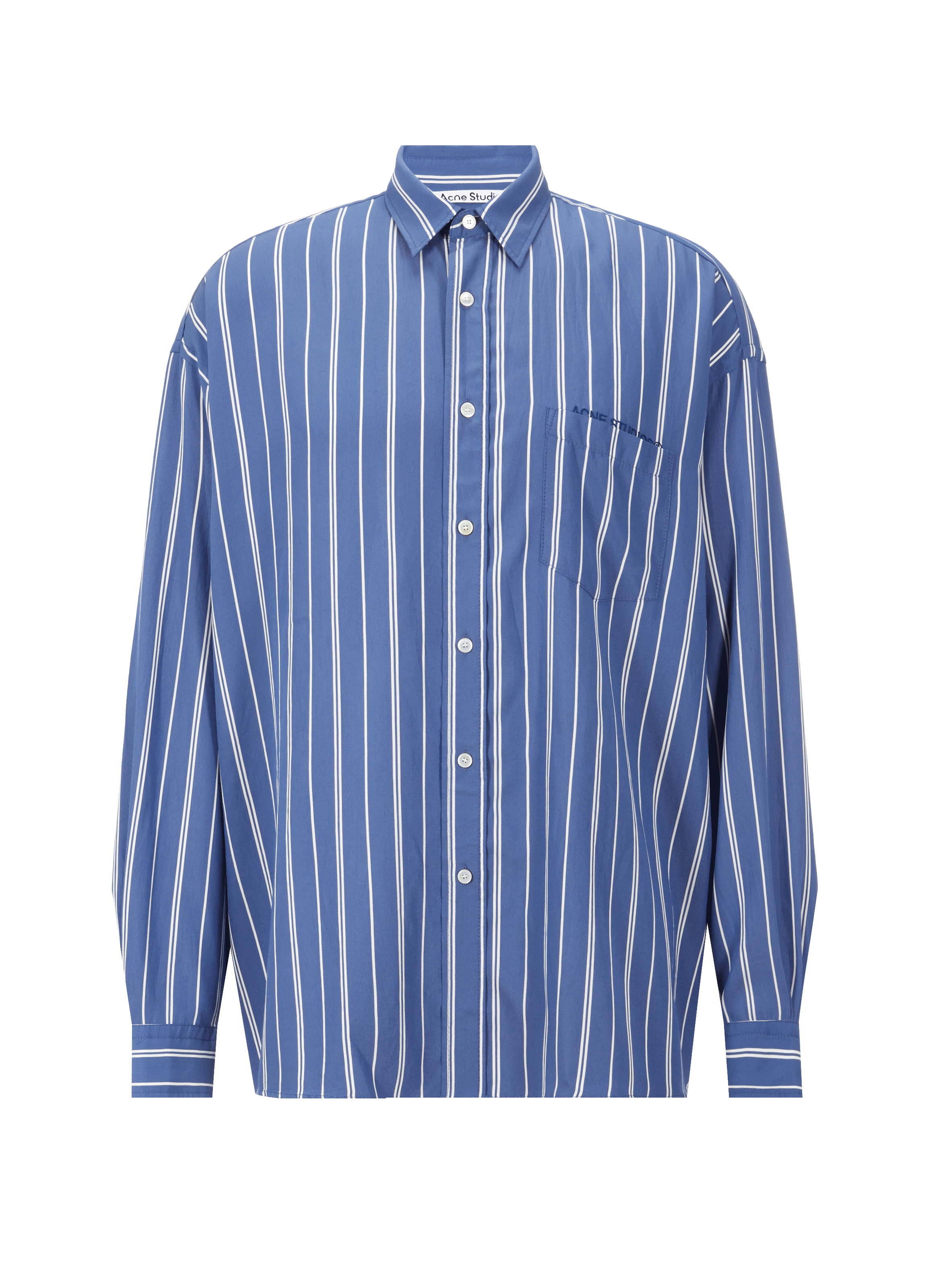 Chemise rayé en viscose