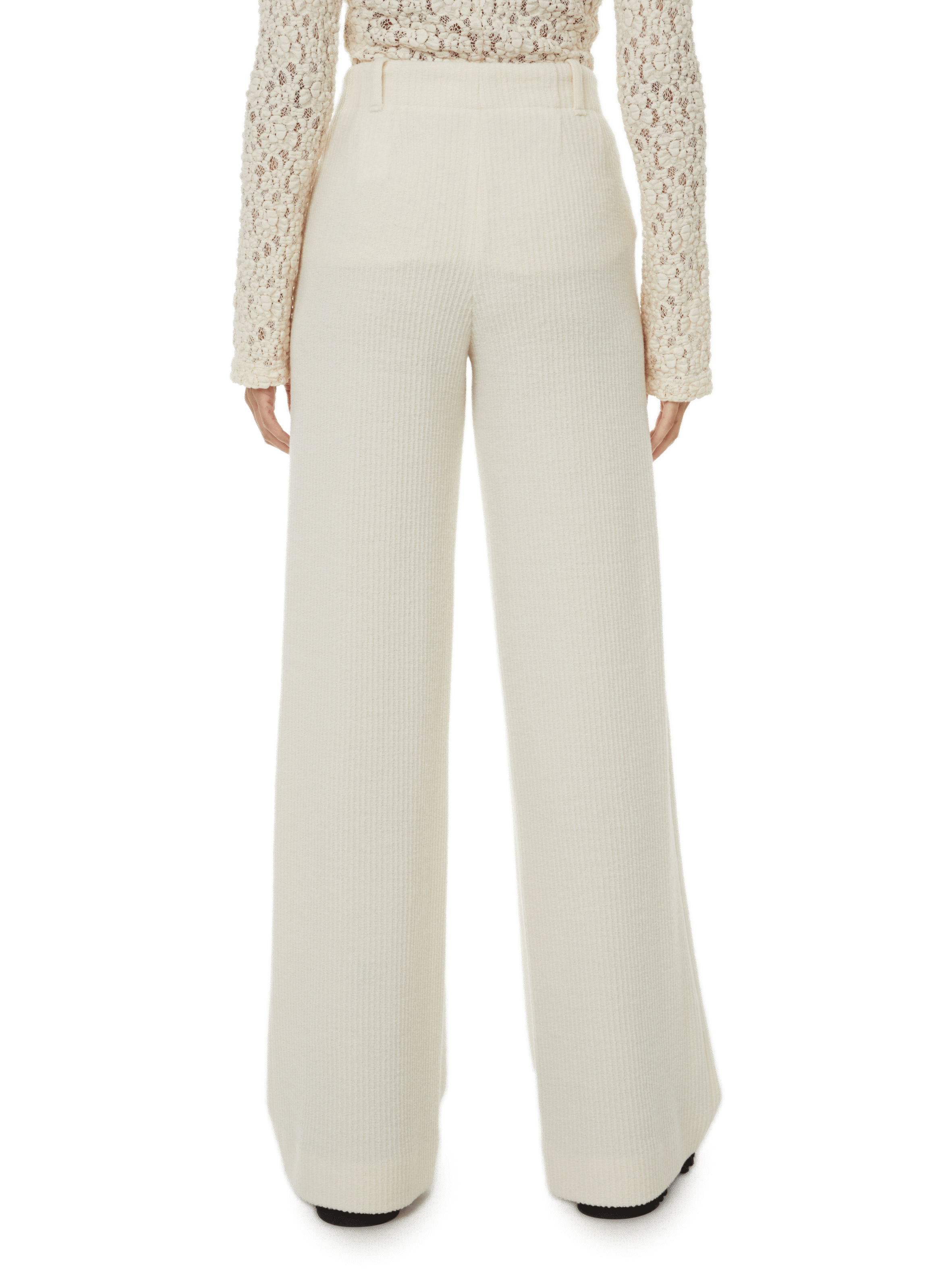 Pantalon en maille CHLOÉ Blanc
