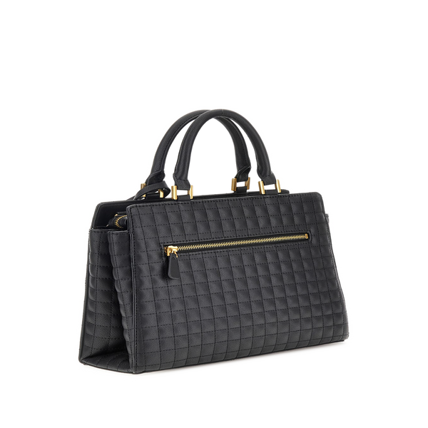 Guess Quilted Handbag In Black