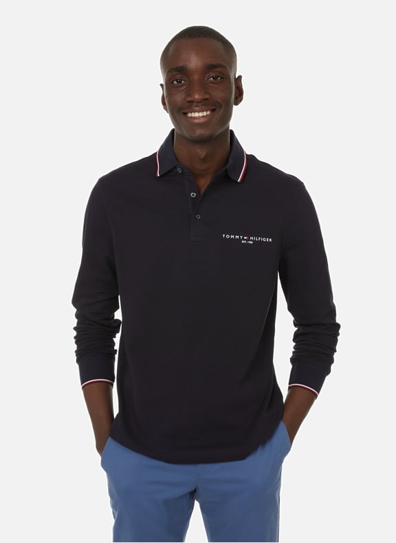 Long sleeve polo shirts top tommy hilfiger