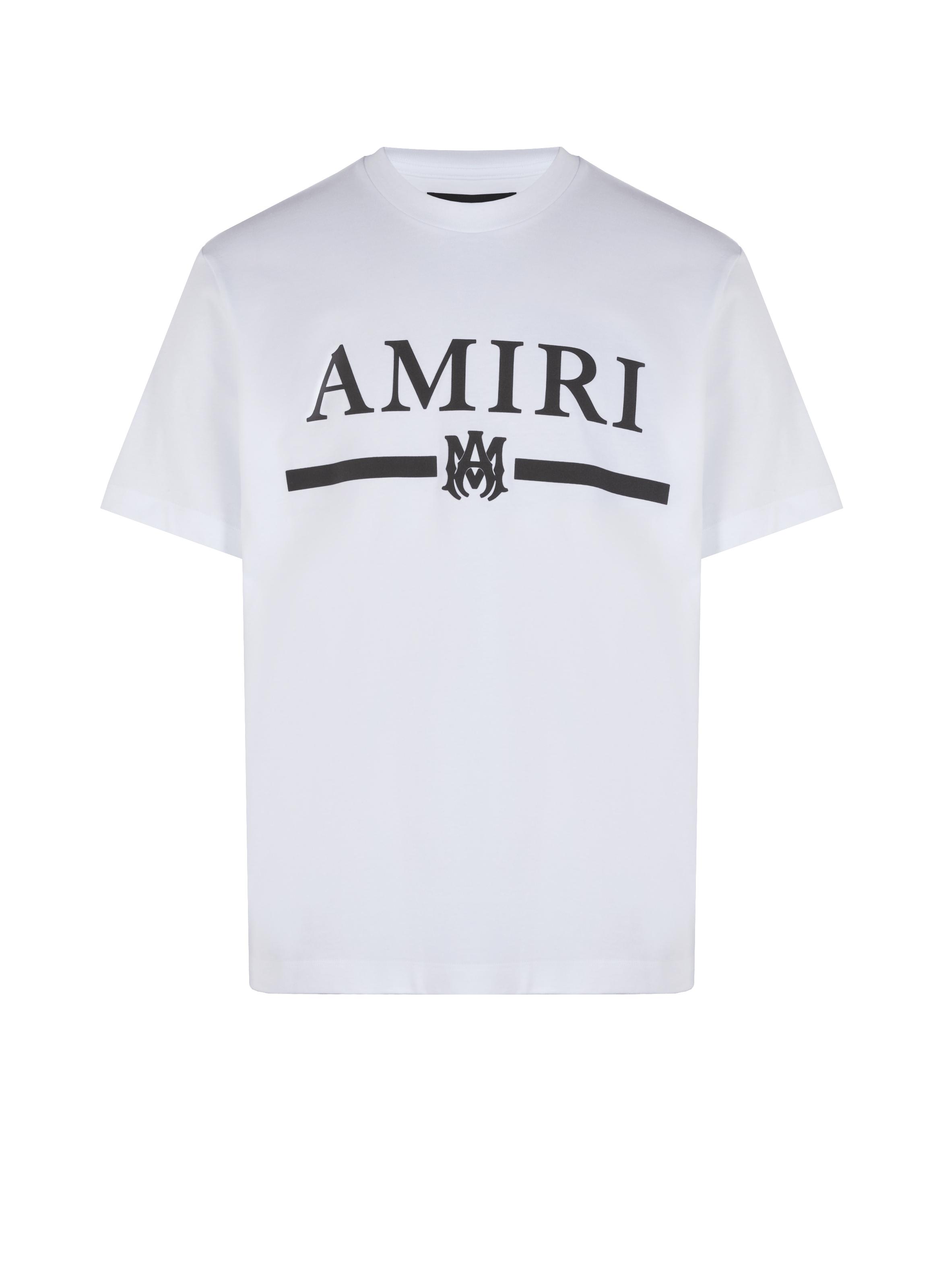 T-shirt logo en coton AMIRI White