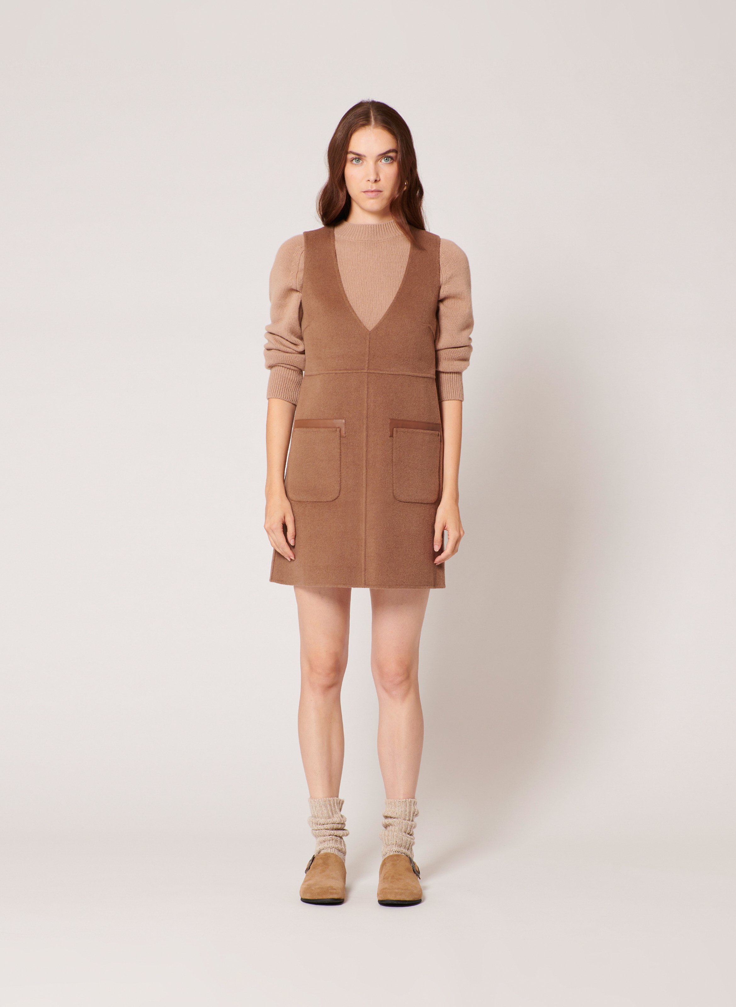 Robe  rutany ZAPA Marron