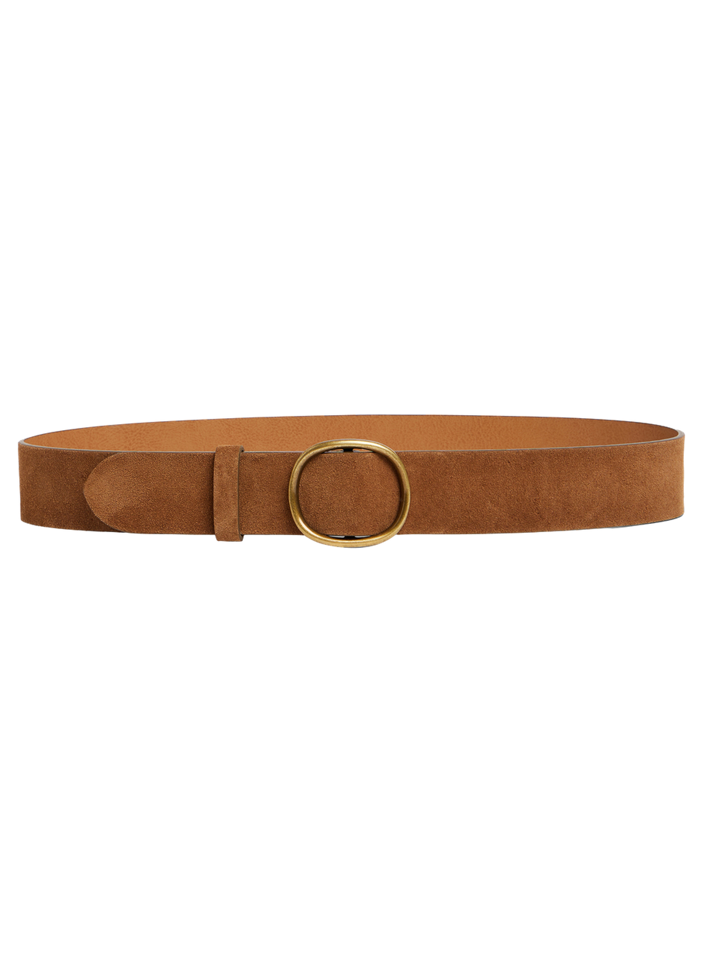 Ceinture en cuir velours - paloma GERARD DAREL Marron