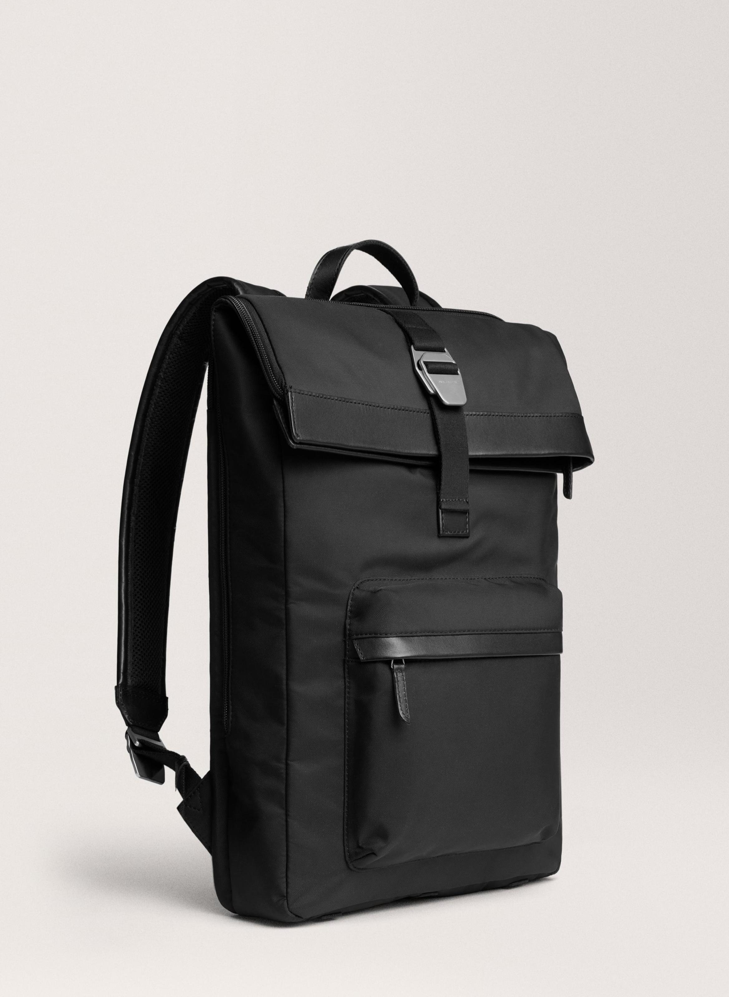 Sac à dos 'City-hopper' en nylon CARL FRIEDRIK Noir