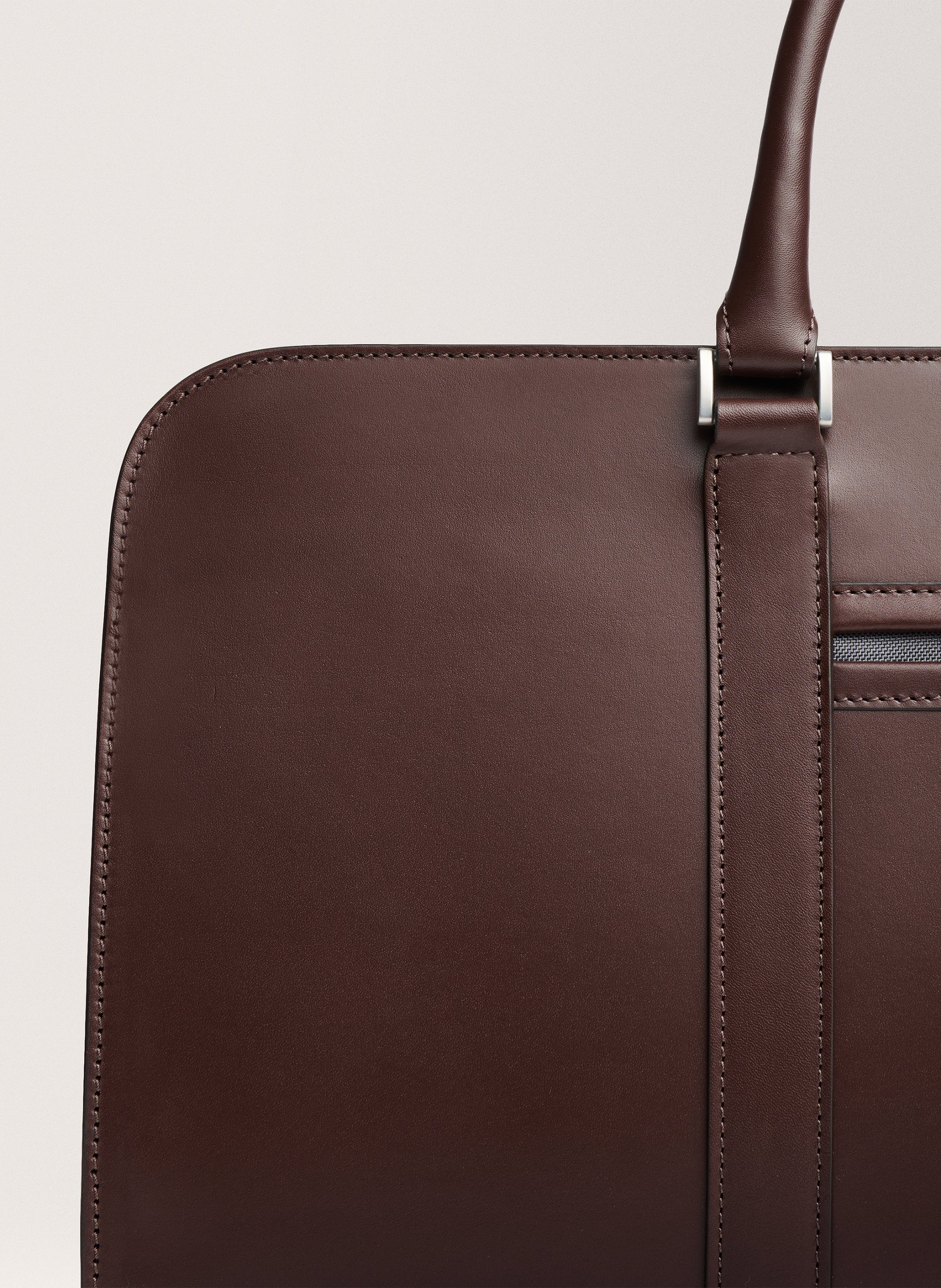 Sac de voyage 'palissy weekend' en cuir vachetta Marron