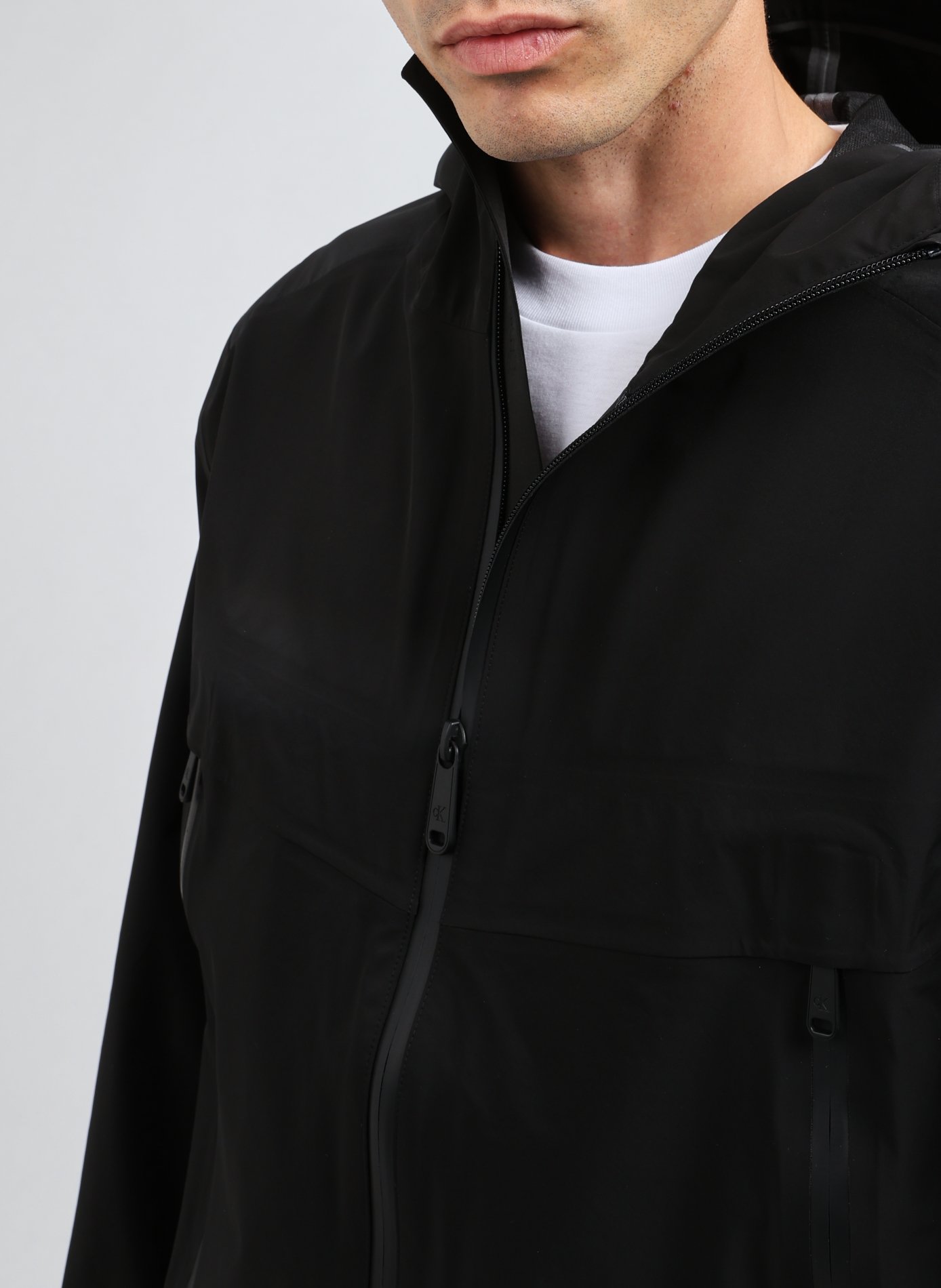 Straight Outerwear Jacket CALVIN KLEIN Black