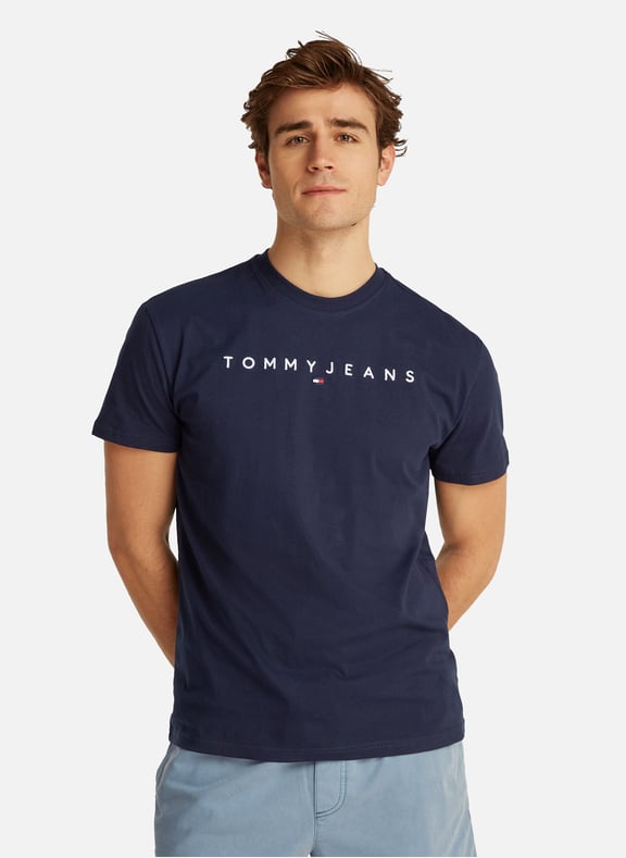 T-shirt à logo brodé Bleu by TOMMY HILFIGER TOMMY HILFIGER T-shirt à logo brodé Bleu