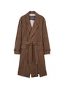 Long belted coat | Brown by ANDERSSON BELL ANDERSSON BELL Long belted coat | Brown