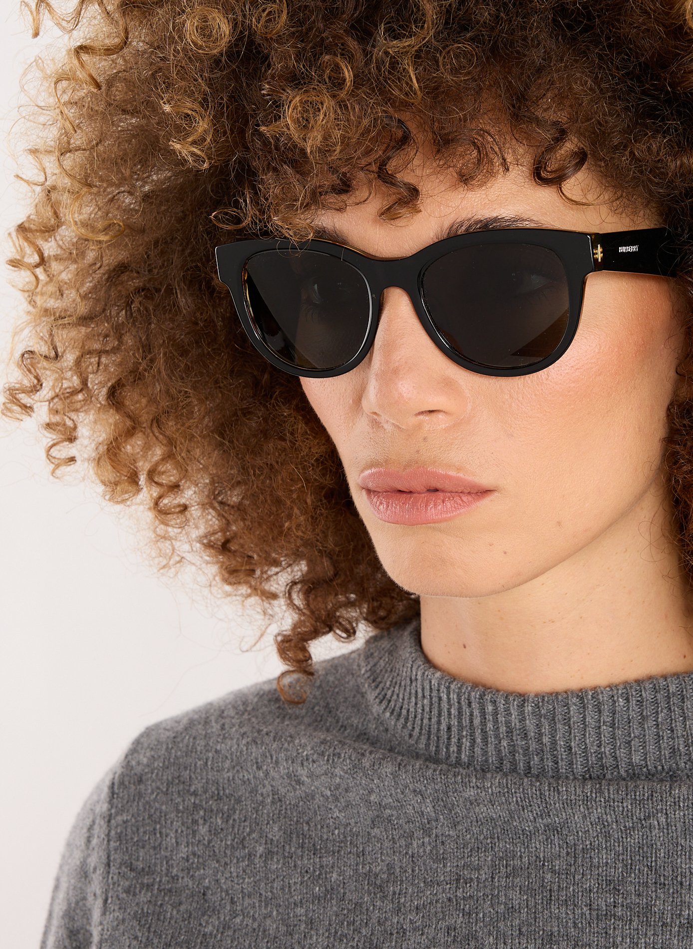 Lunettes de soleil arrondies  BURBERRY Multicolore