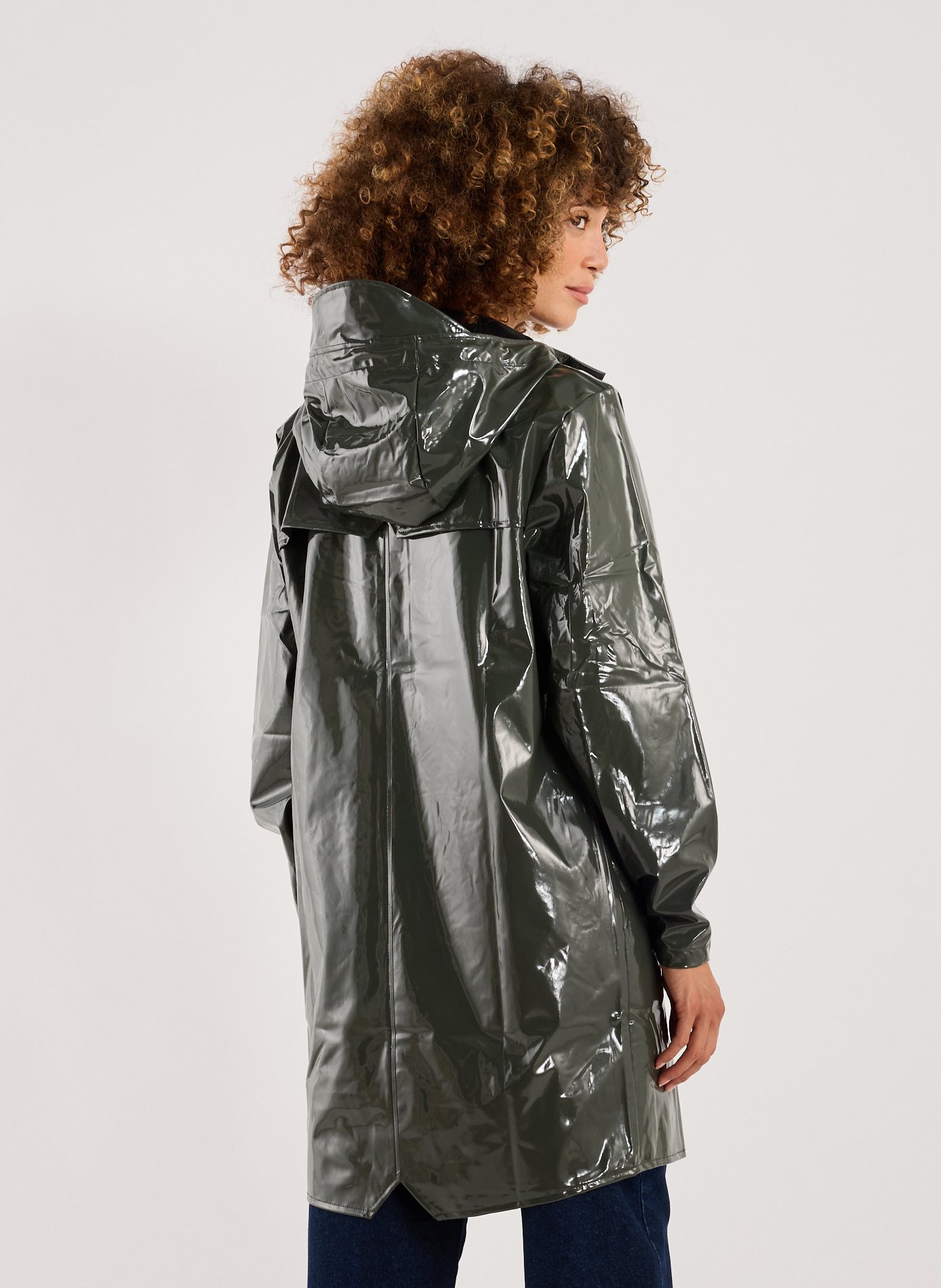 Parka longue W3 RAINS Gris