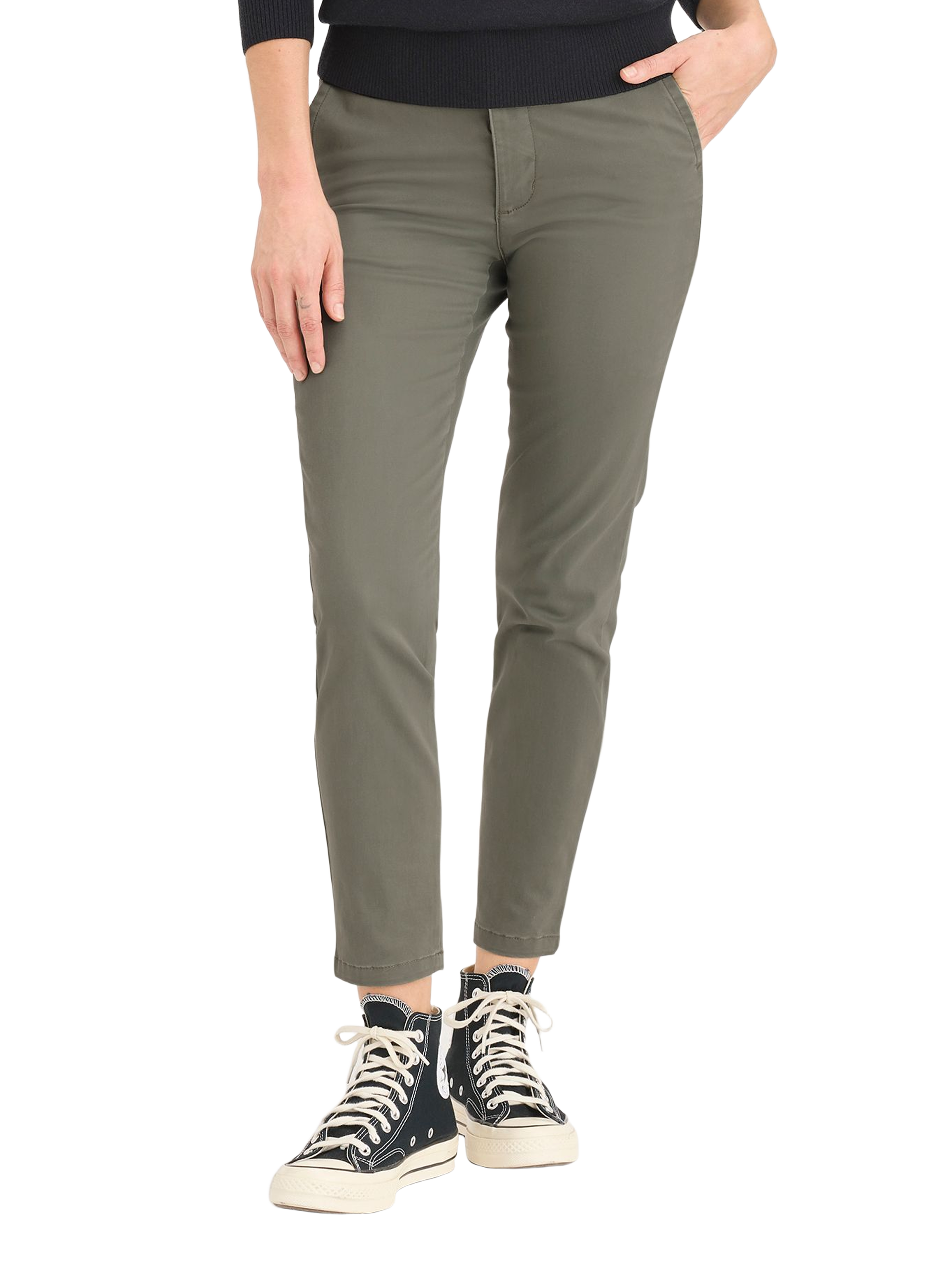 DOCKERS Cotton chino trousers Khaki