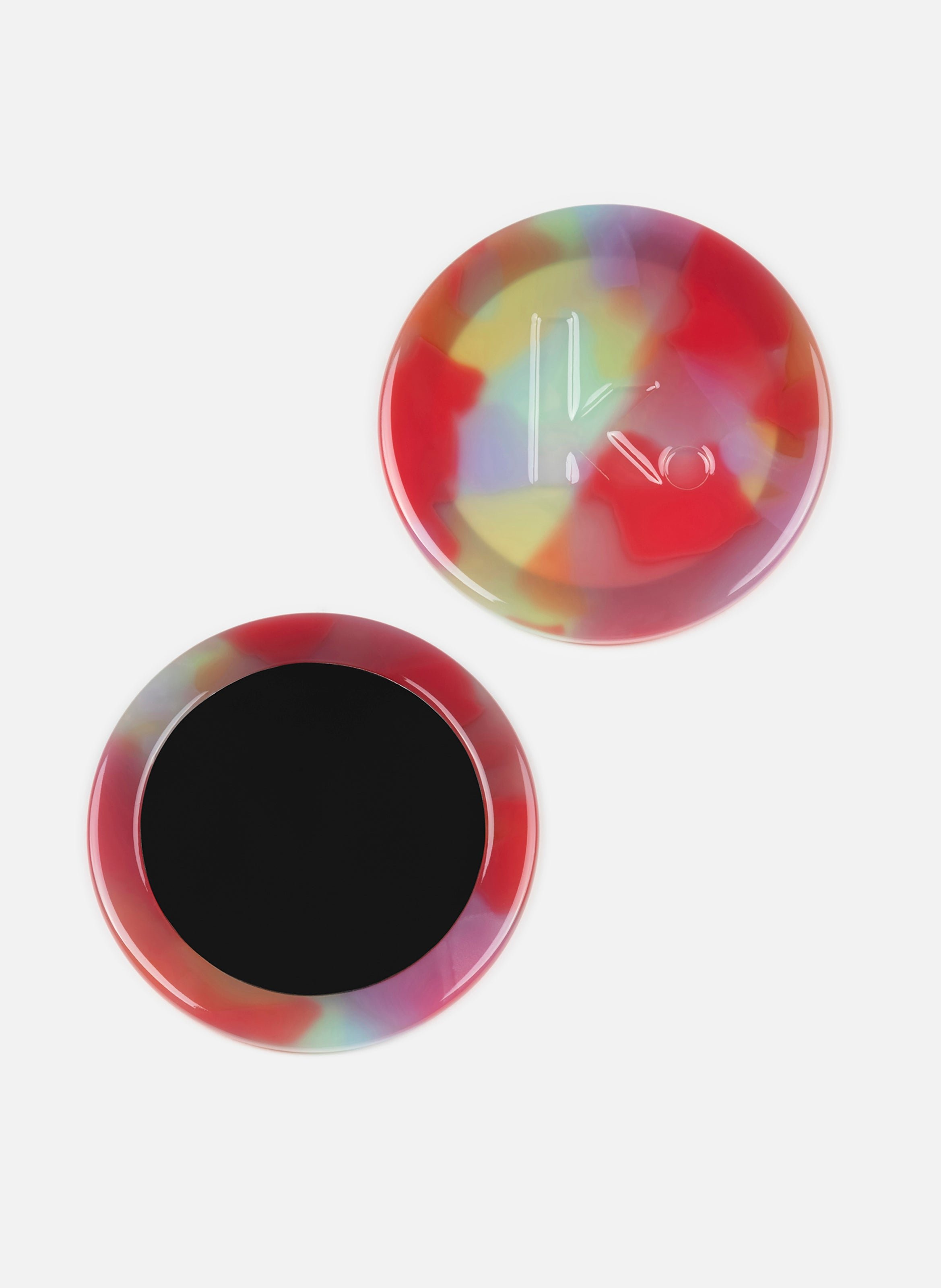 KURAGE GINZA Miroir de poche kagami en acétate de cellulose Multicolore