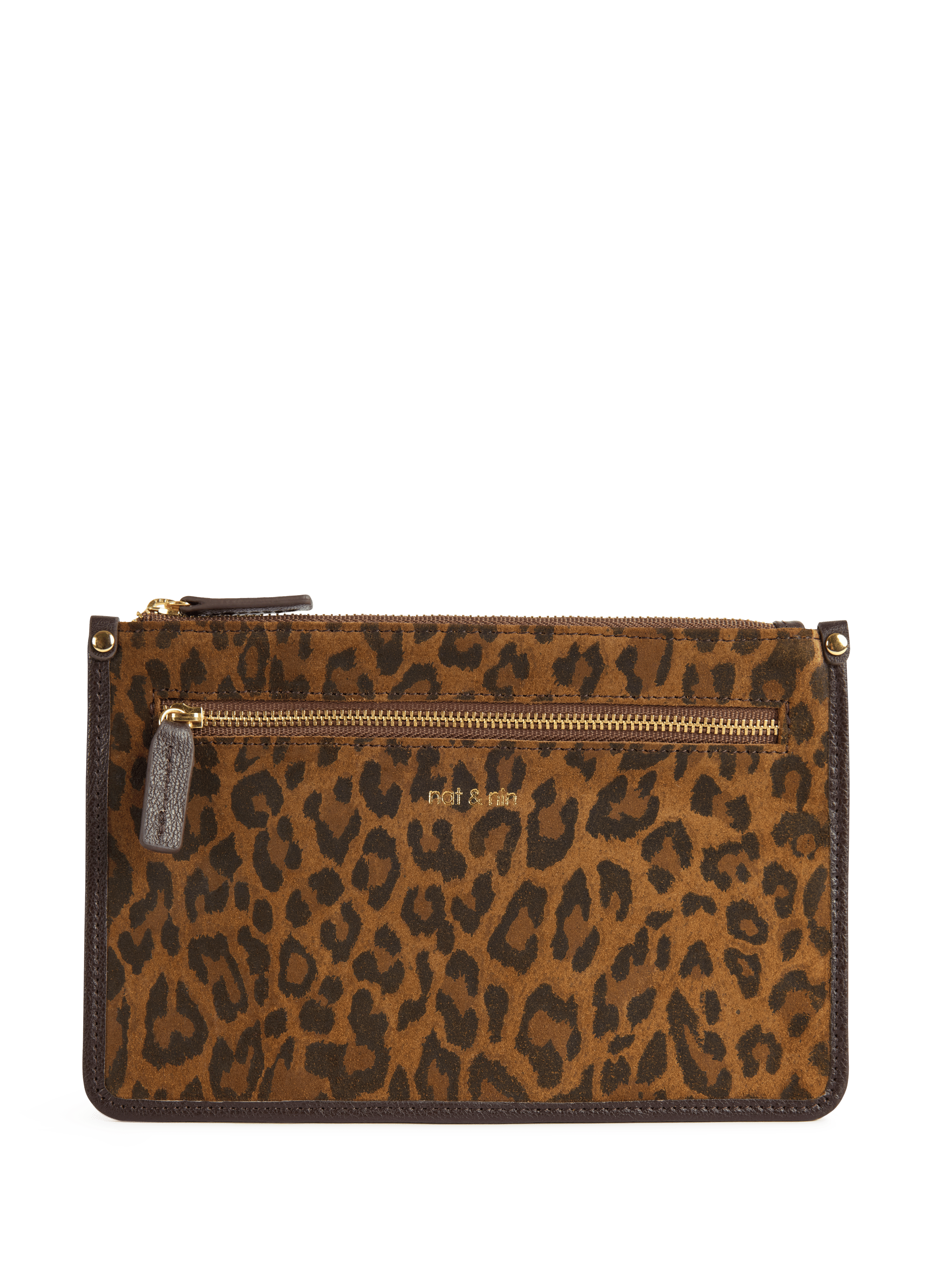NAT & NIN Pochette Elise L en cuir Multicolore