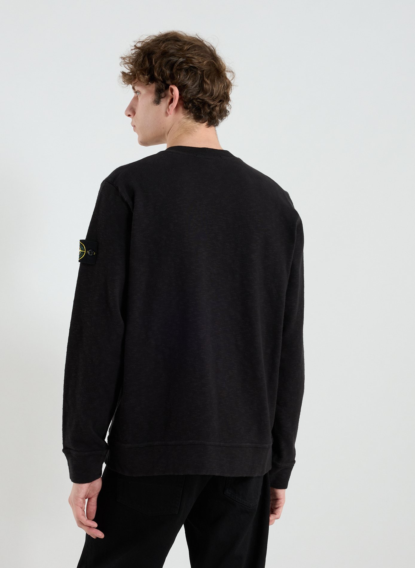 Cotton sweatshirt STONE ISLAND Black