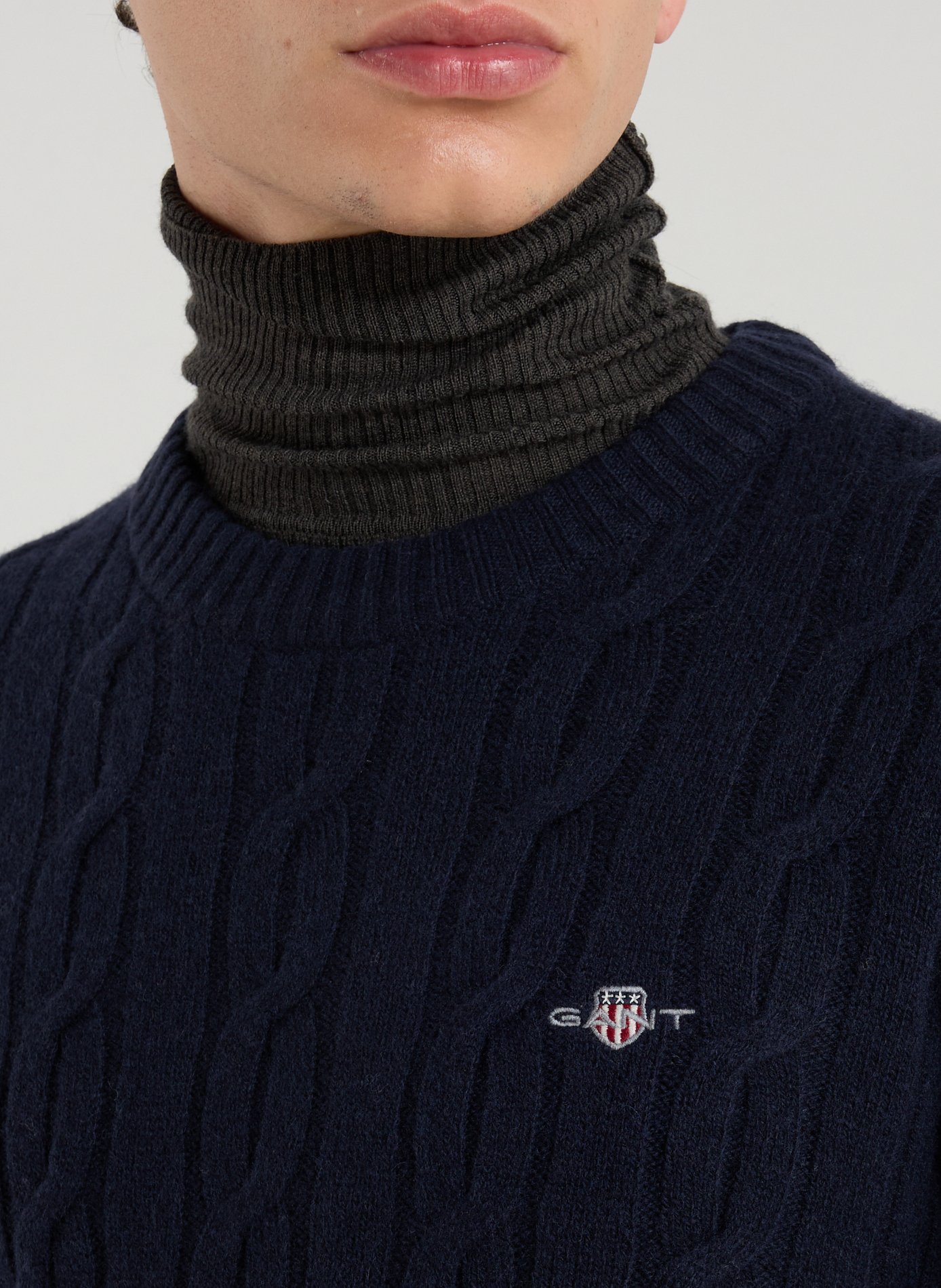 Cotton-blend jumper GANT Blue