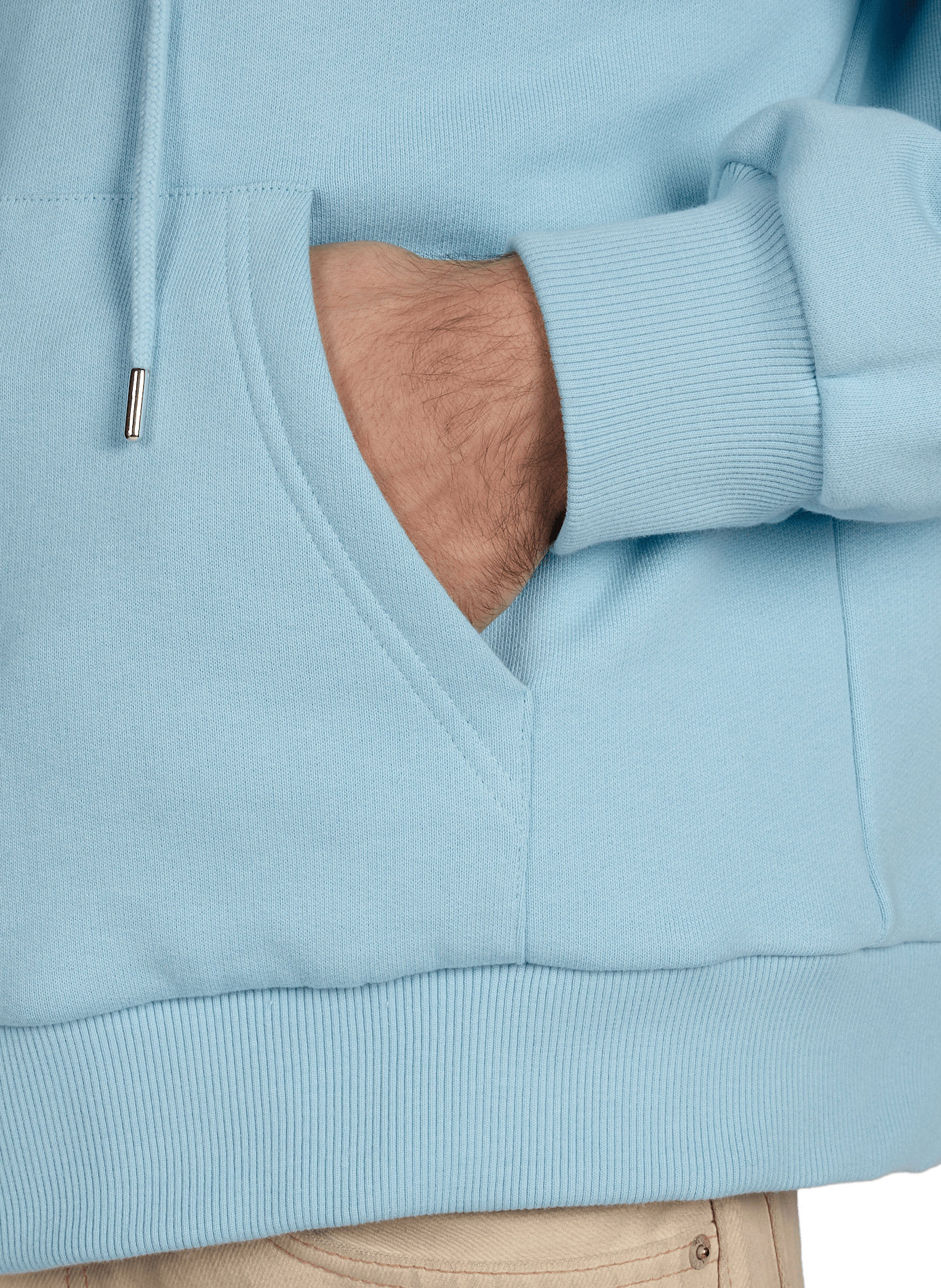 Sweat à capuche en coton BENJAMIN BENMOYAL Bleu