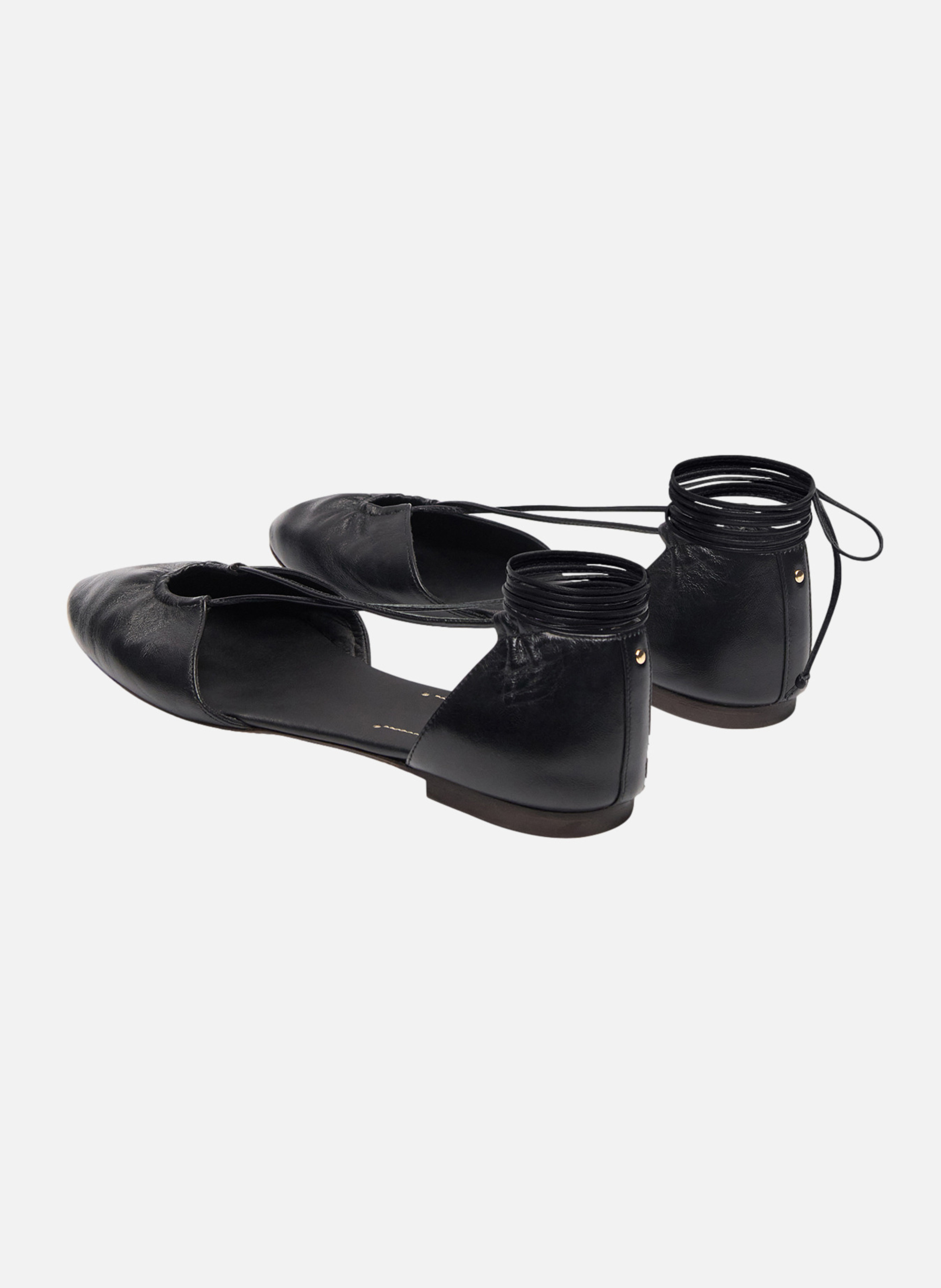 Ballerines en cuir VANESSA BRUNO Noir