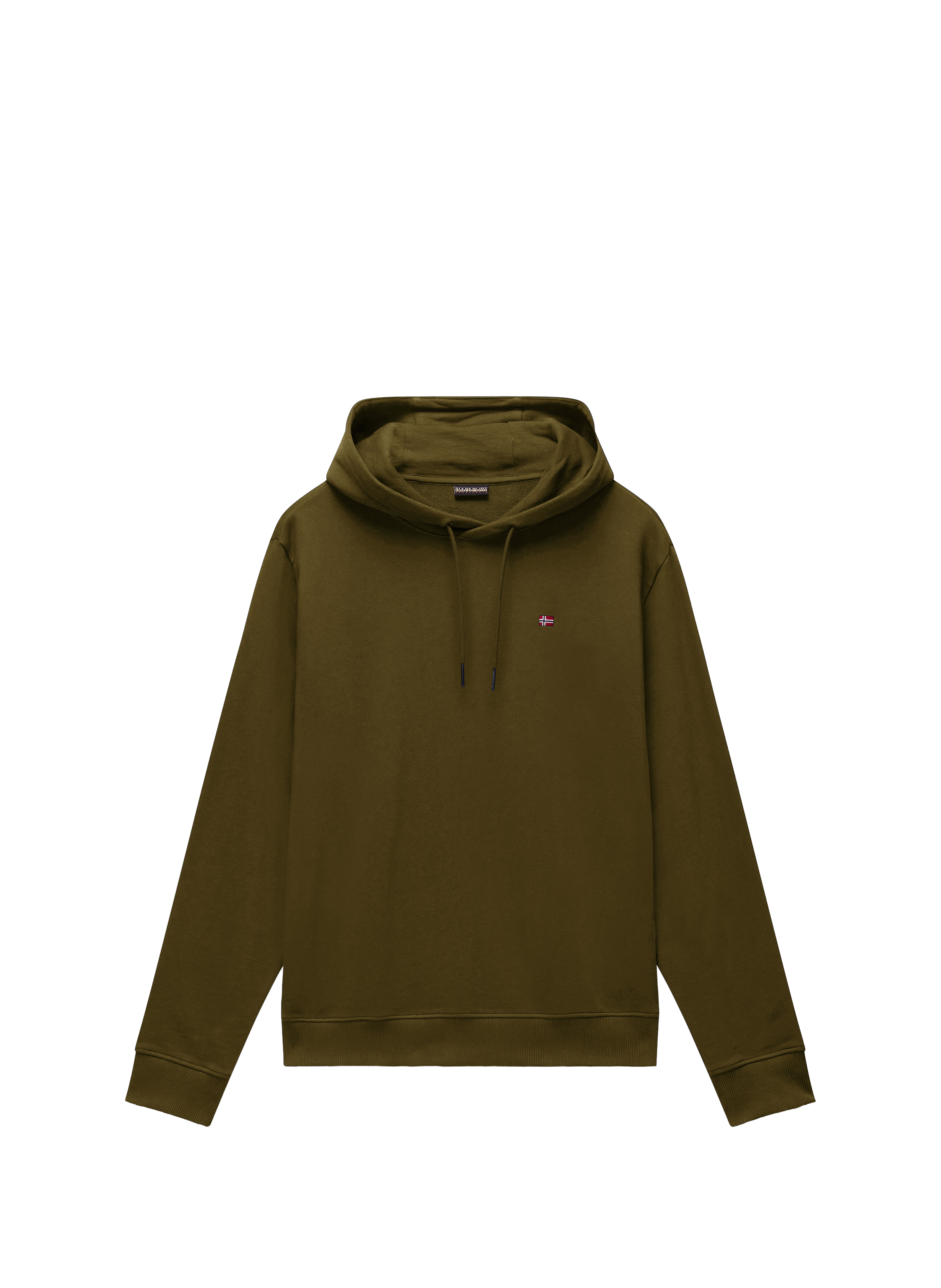 Hoodie en coton NAPAPIJRI Kaki