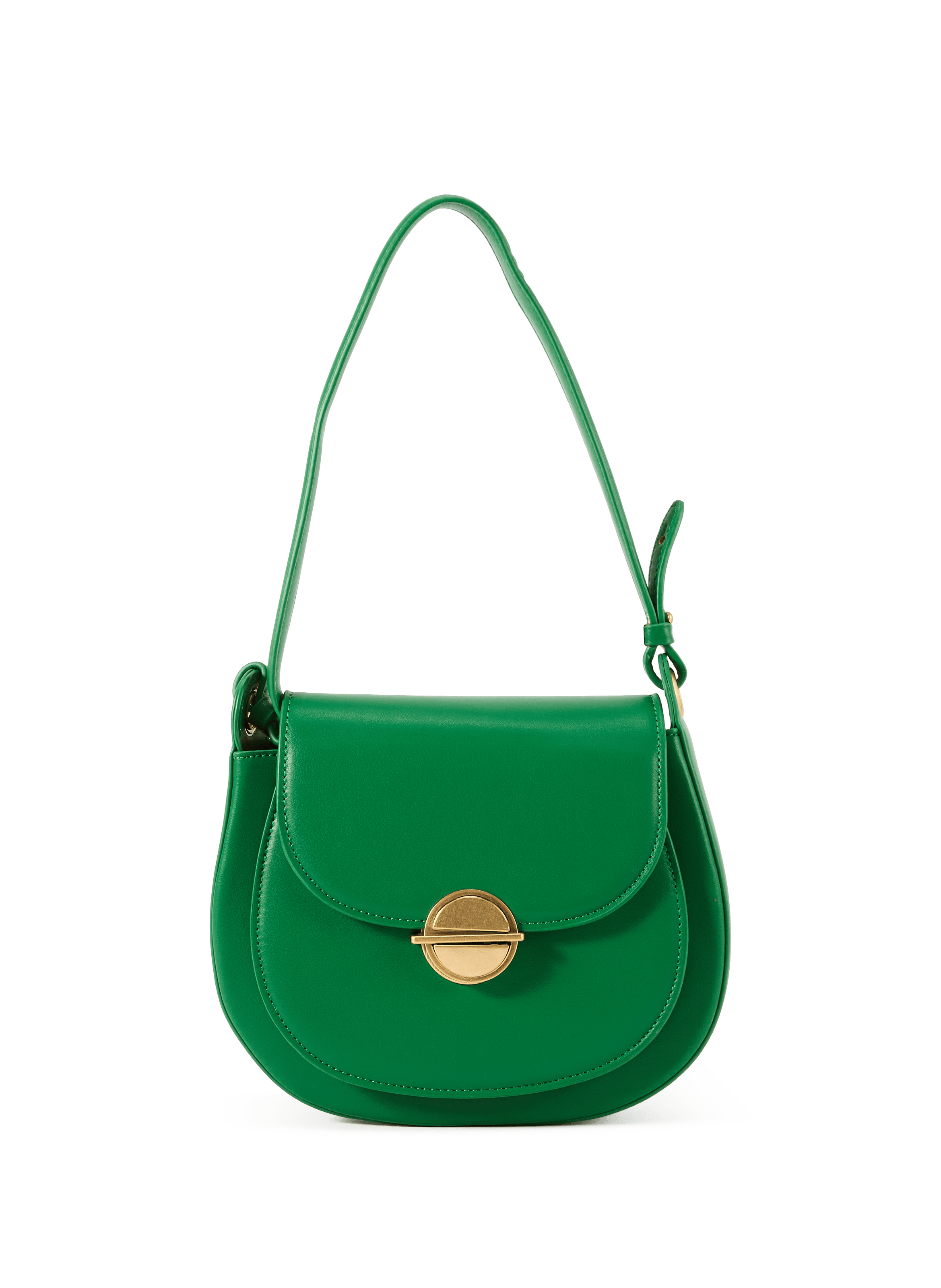 Crossbody messenger bag AU PRINTEMPS PARIS Green
