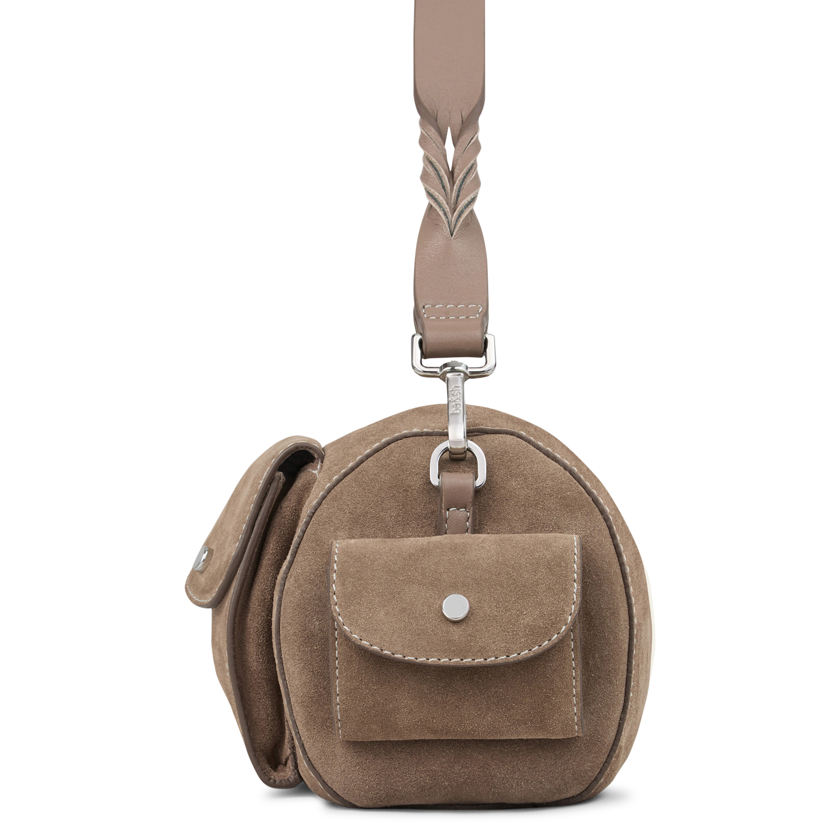 Sac porté épaule en cuir beni BA&SH Marron