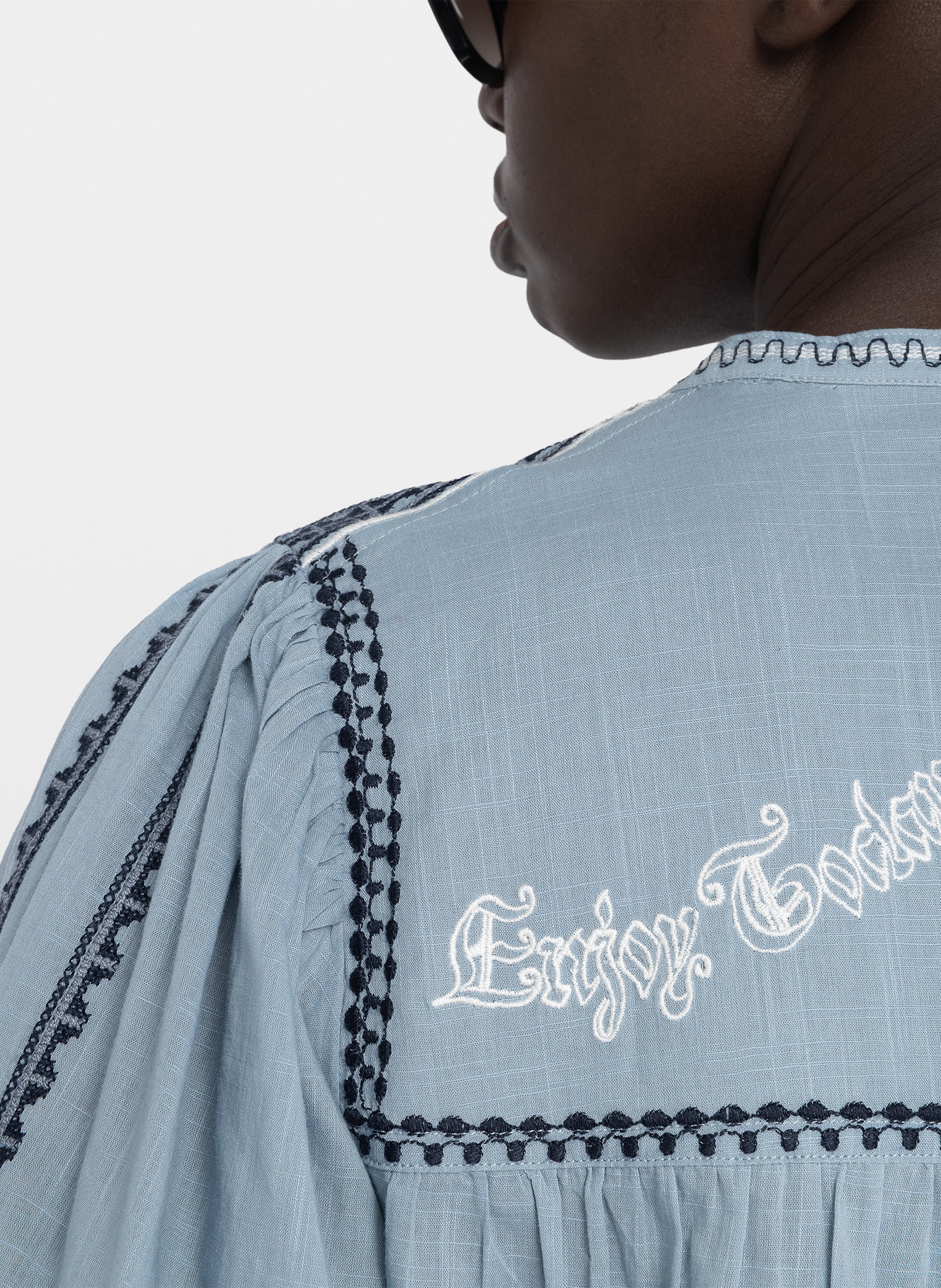 Blouse ample en coton tigy ZADIG&VOLTAIRE Bleu