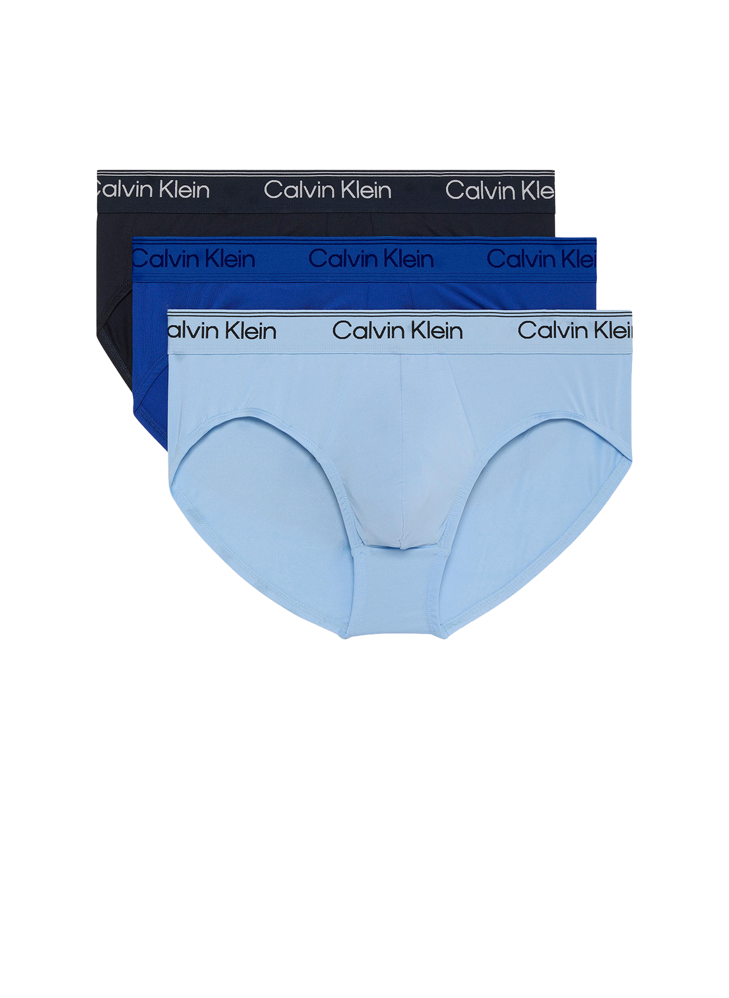 Lot de 3 slips à logo CALVIN KLEIN Multicolore
