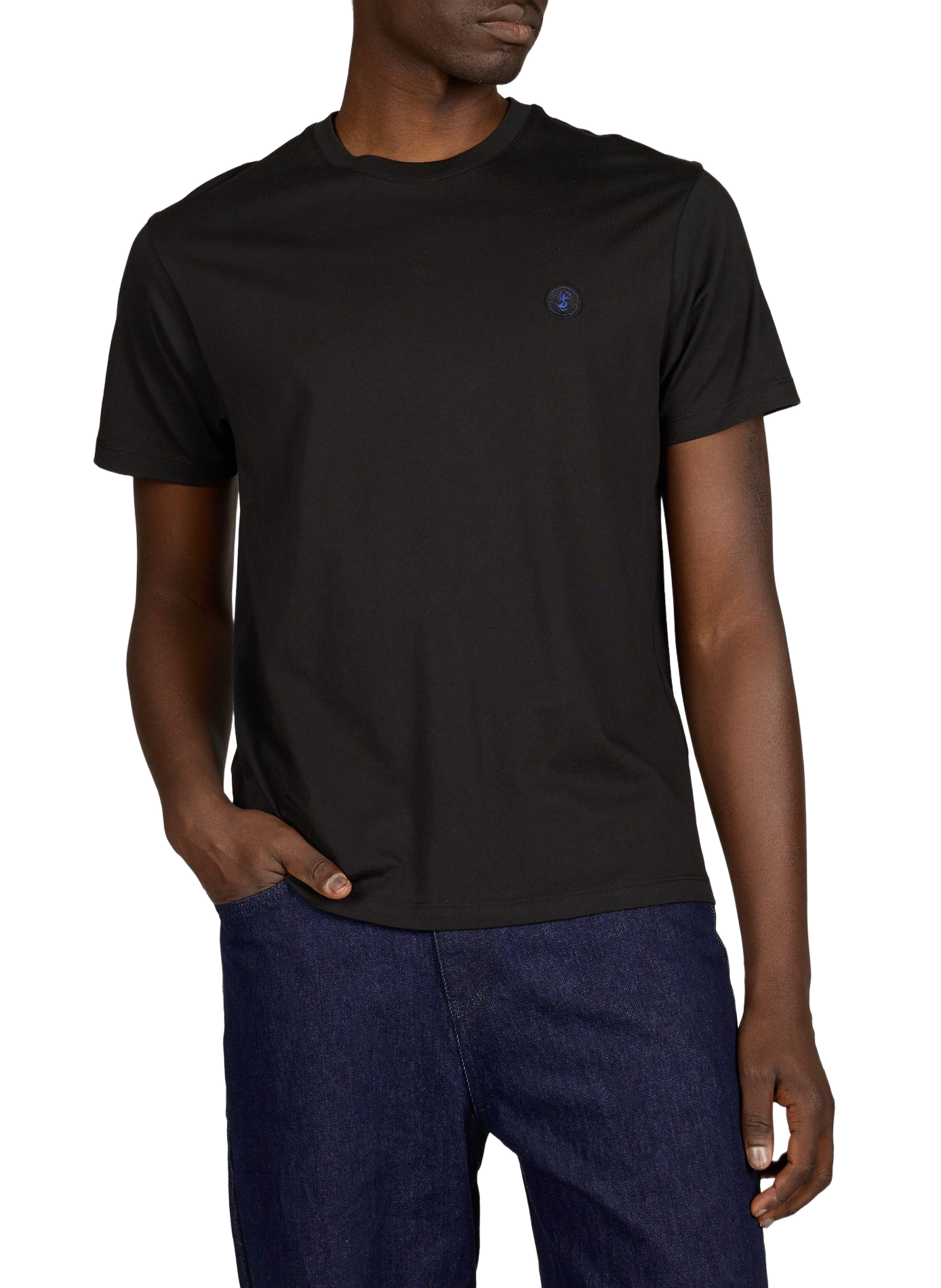 Tee-shirt droit en coton SAVE THE DUCK Noir