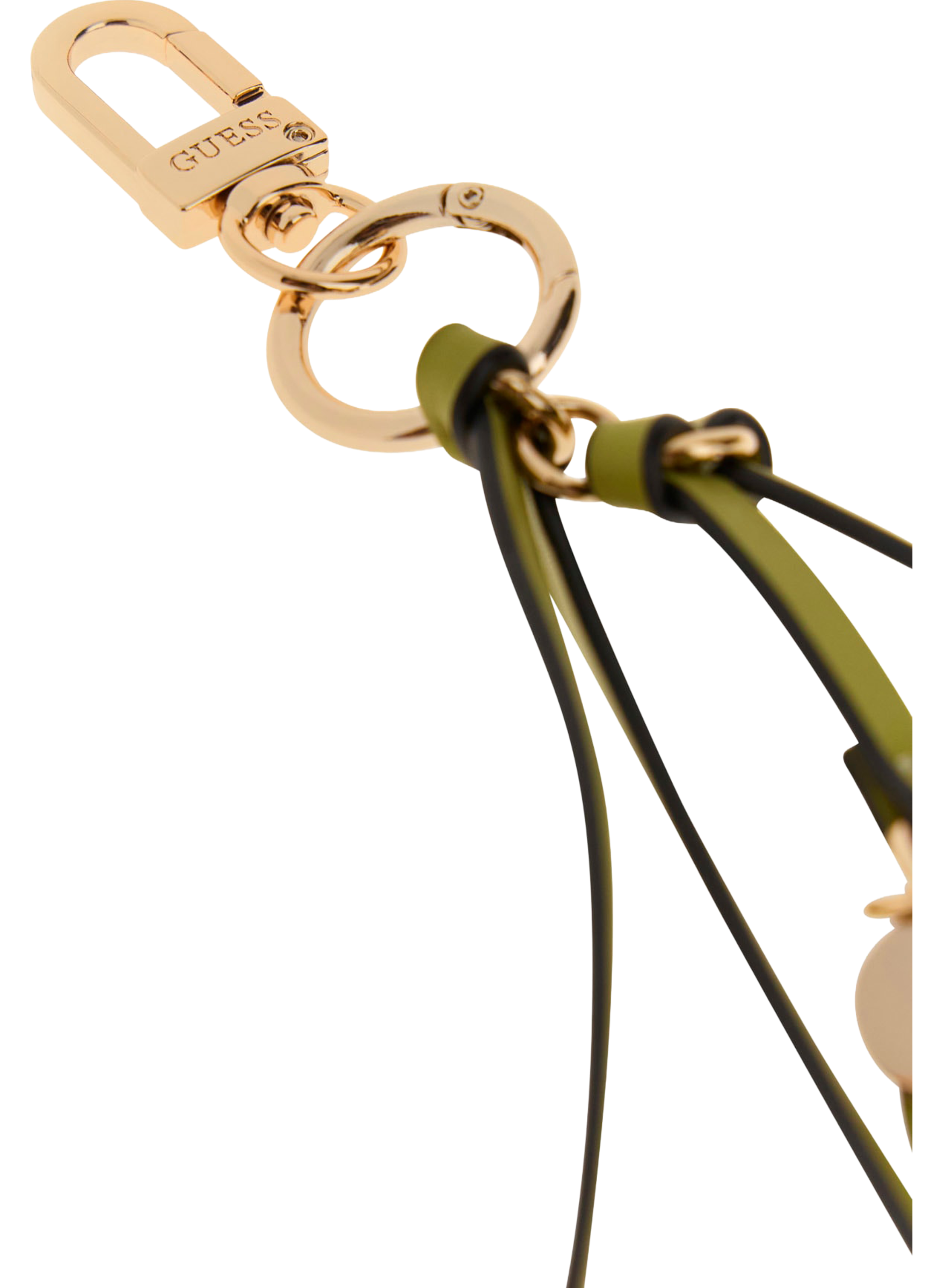 Porte-clés Ofelia à motif florale GUESS Vert