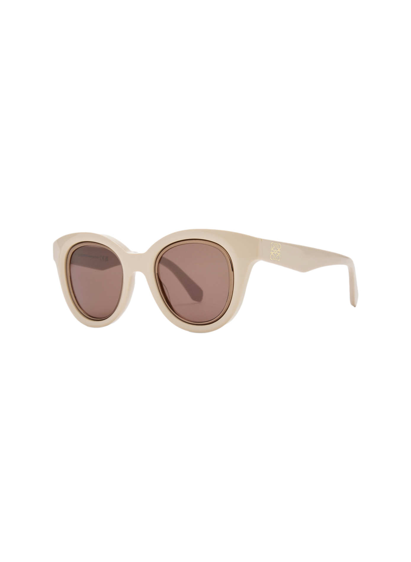 Lunettes de soleil Mini Anagram Butterfly LOEWE Beige