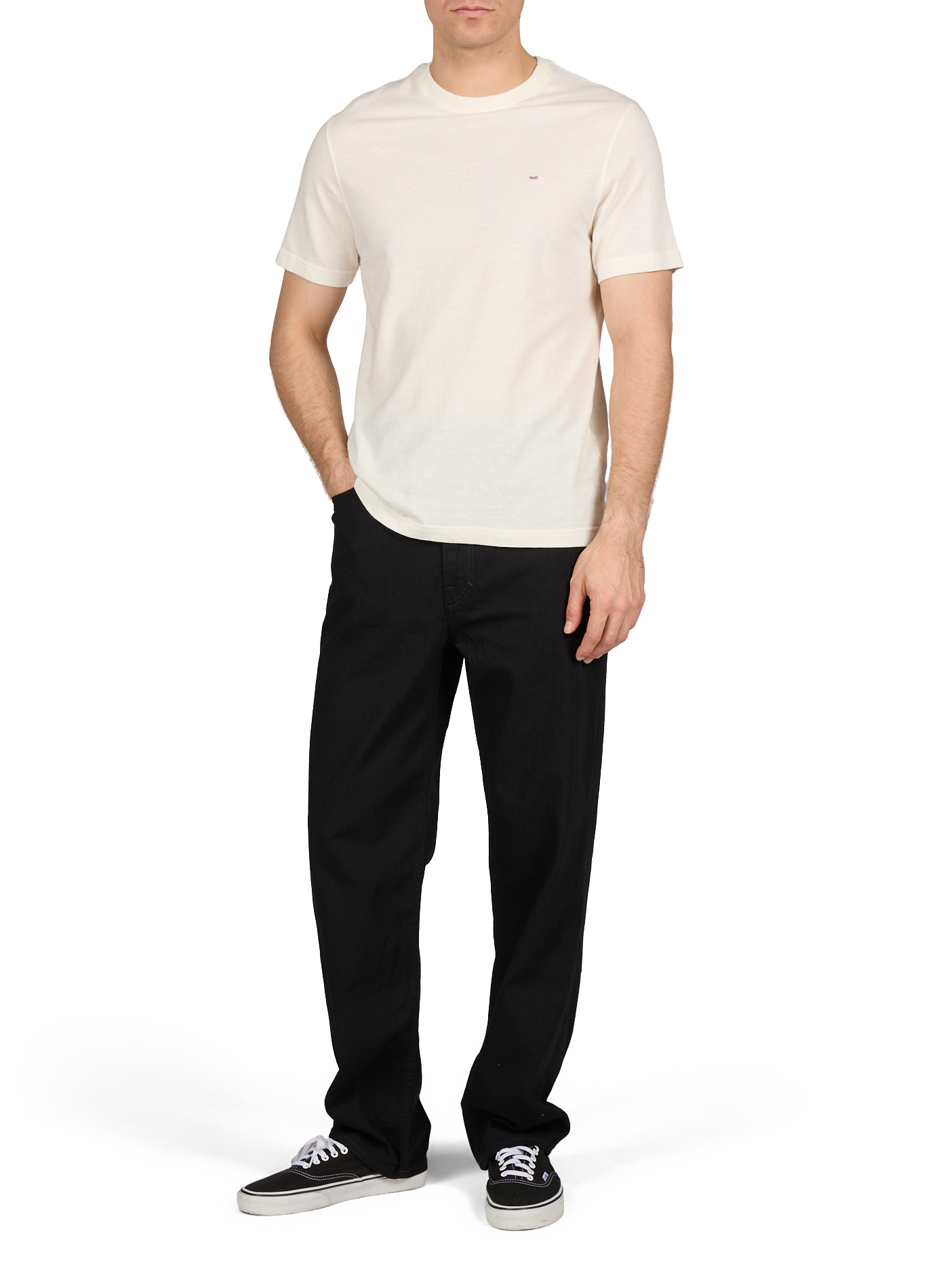 Straight cotton jeans CLOSED Black