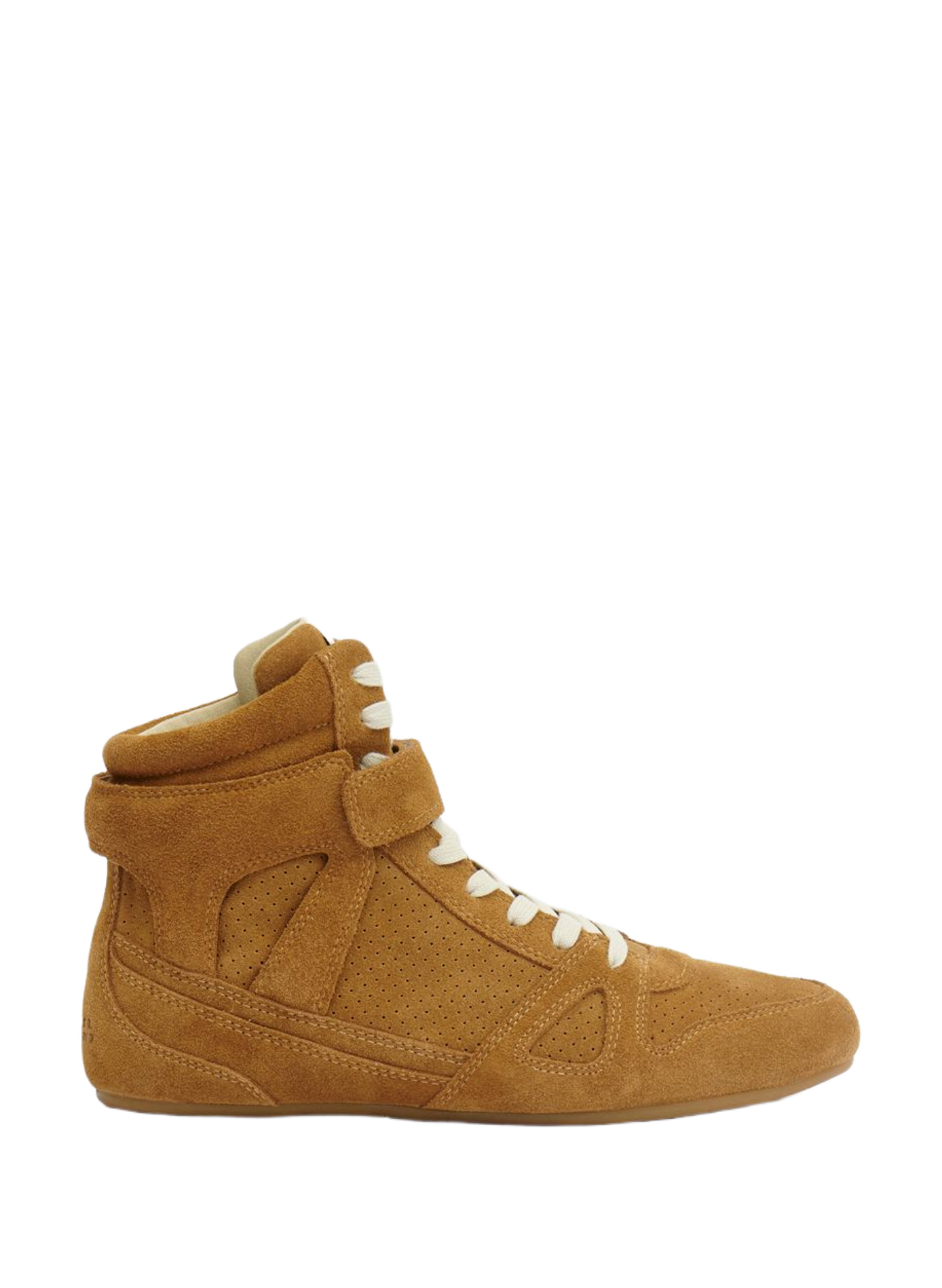 Senny High suede leather sneakers ISABEL MARANT Brown