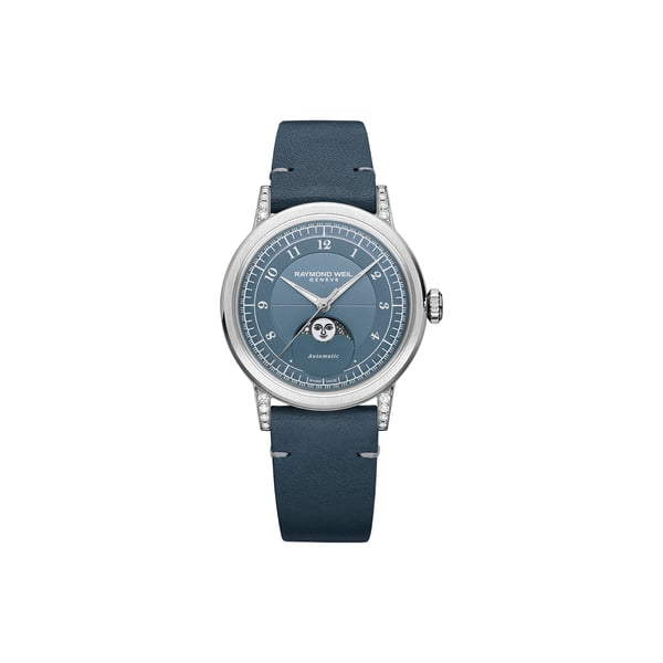Montre automatique Millesime Moon Phase en cuir Montre automatique Millesime Moon Phase en cuir