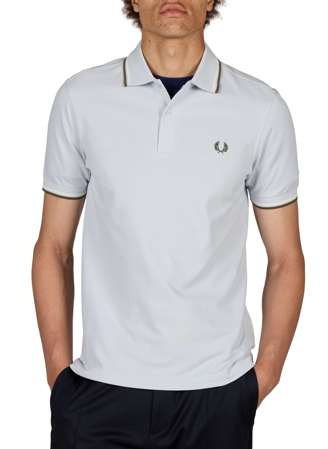Piqué katoenen polo FRED PERRY Blauw
