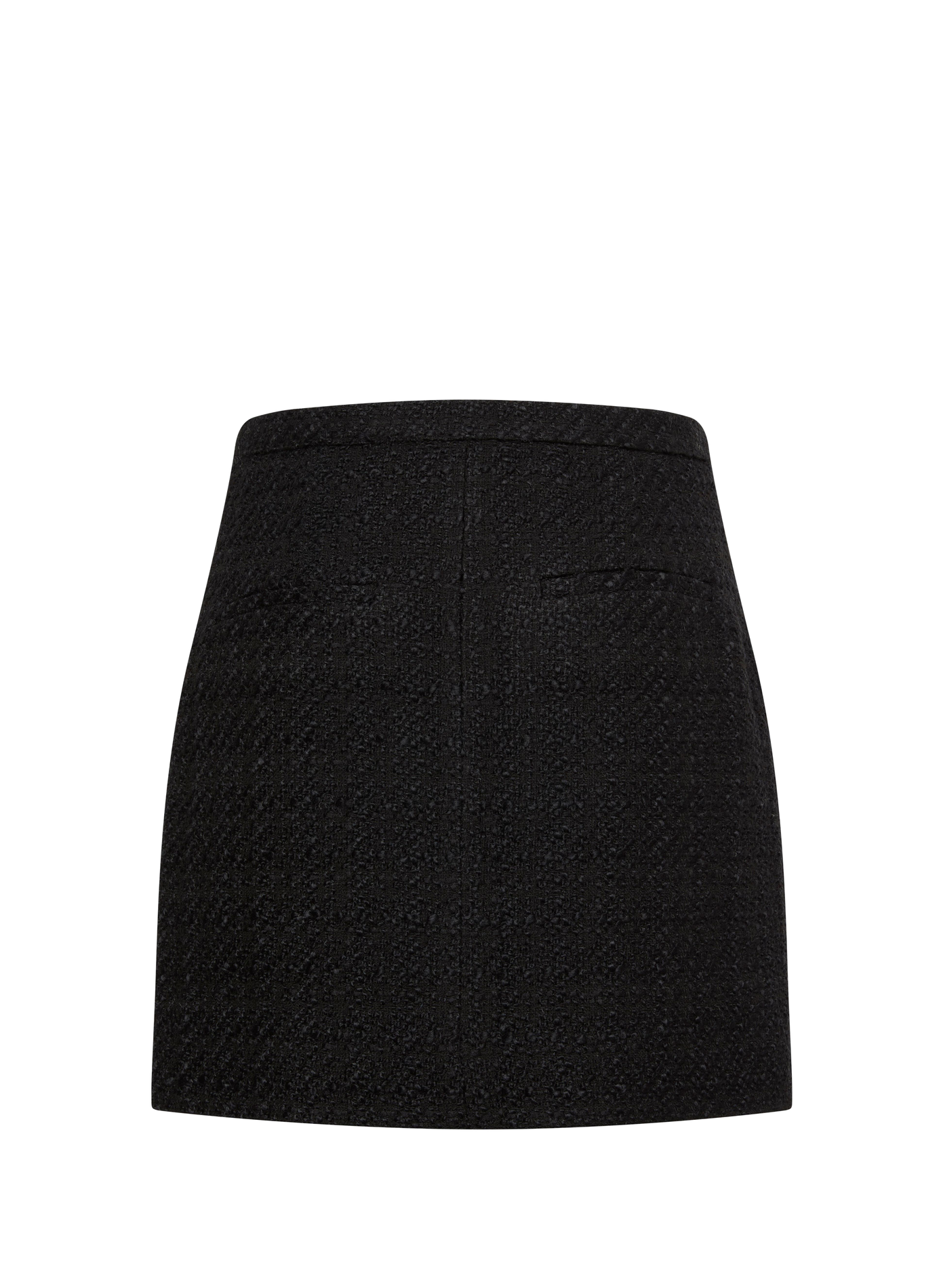 Kurzer Texturierter Rock CALVIN KLEIN Schwarz