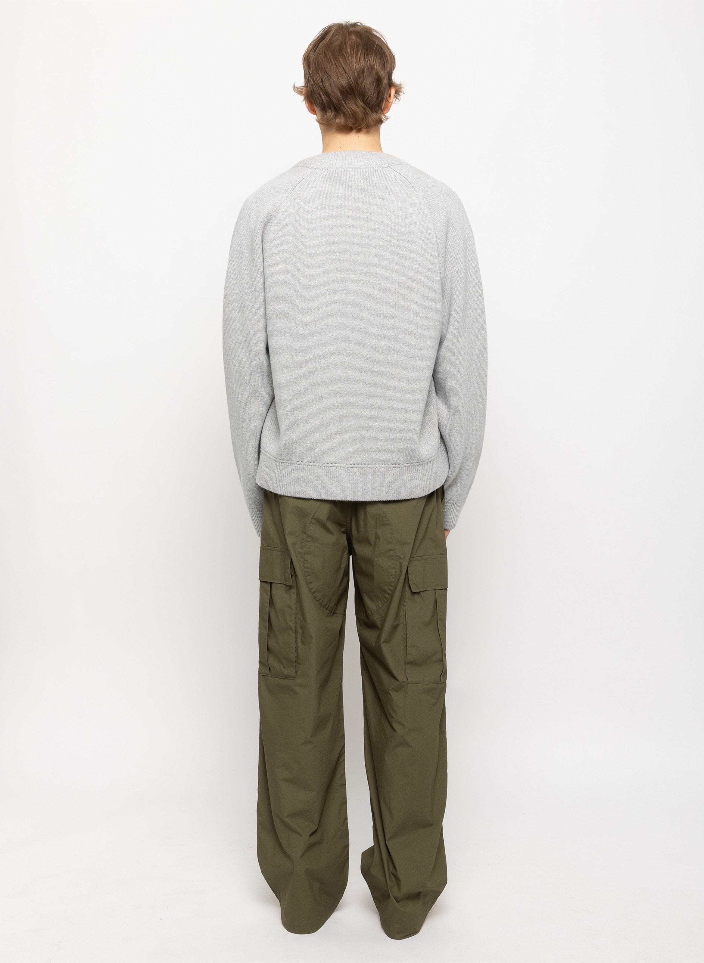 Cardigan col rond en laine mélangée gweno ZADIG&VOLTAIRE Gris