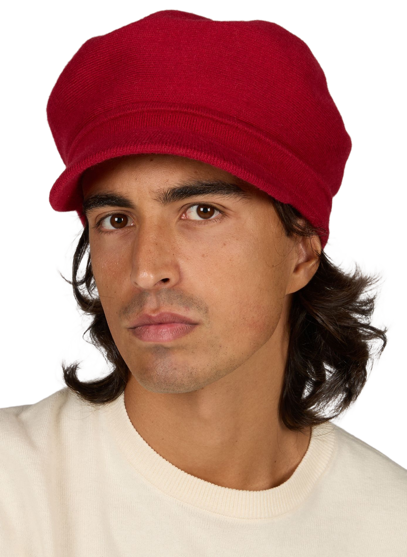 Knit Harriet Beret AU PRINTEMPS PARIS Red