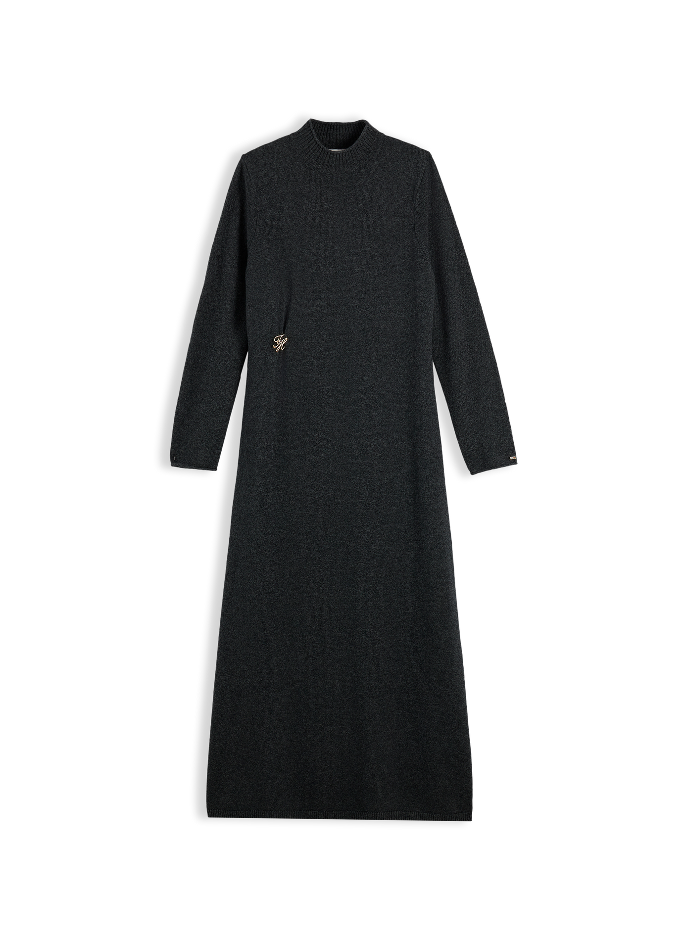 Plain oversized wool sweater dress TOMMY HILFIGER Grey