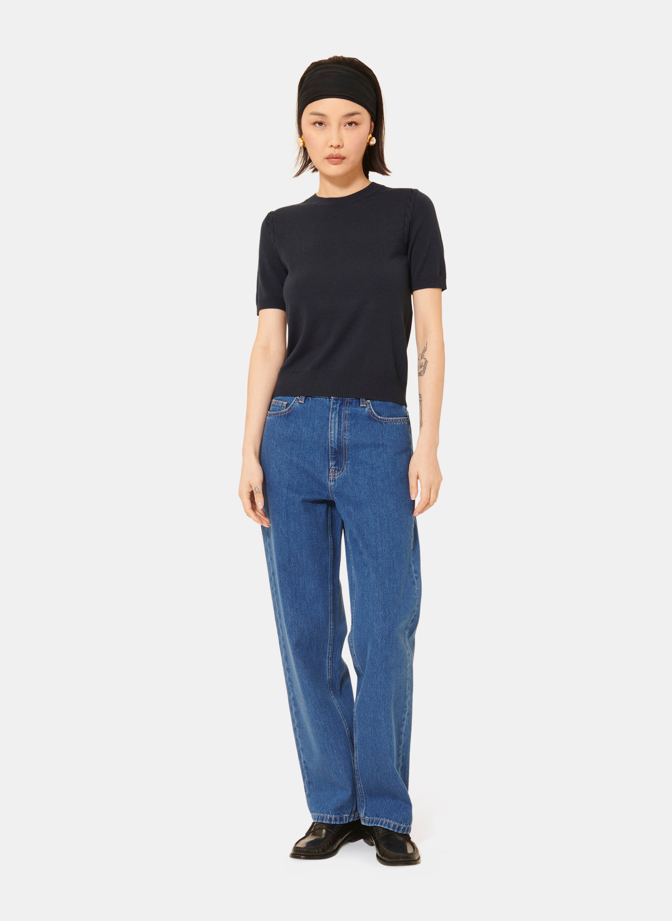 Pull pica TARA JARMON Bleu