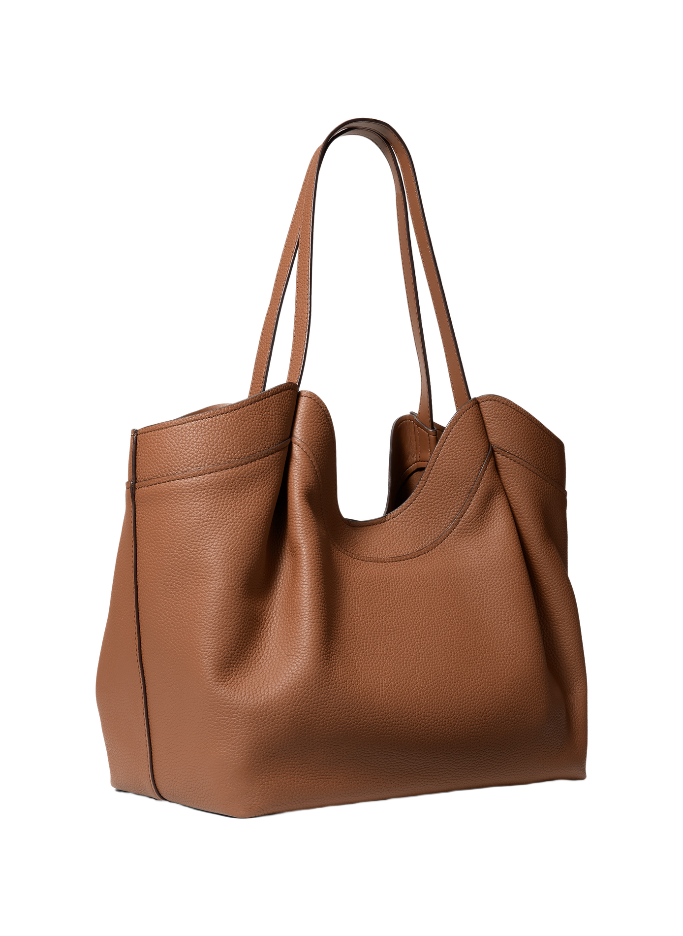 Leather shoulder bag MICHAEL KORS Brown