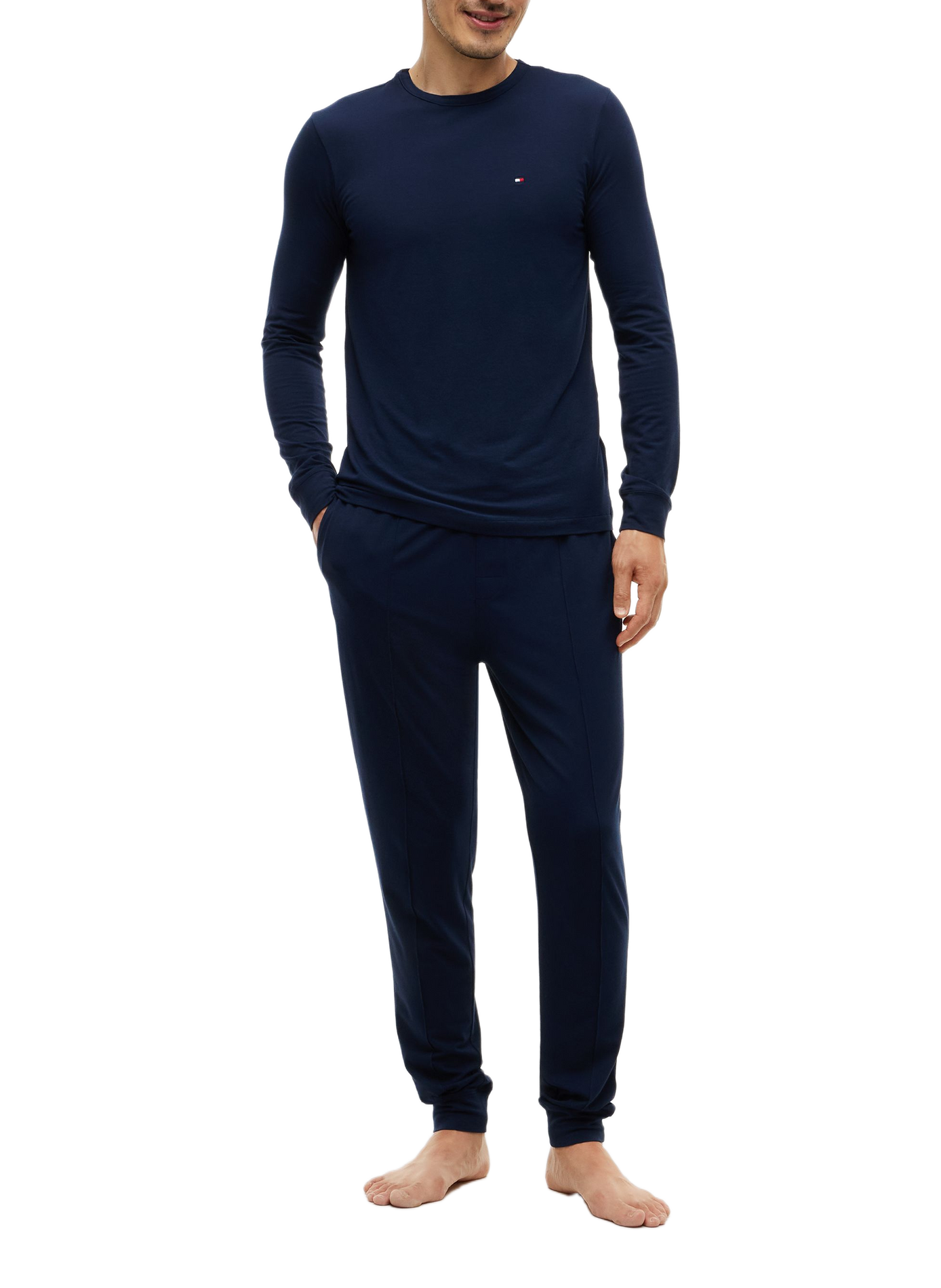 Long logo pyjamas TOMMY HILFIGER Blue