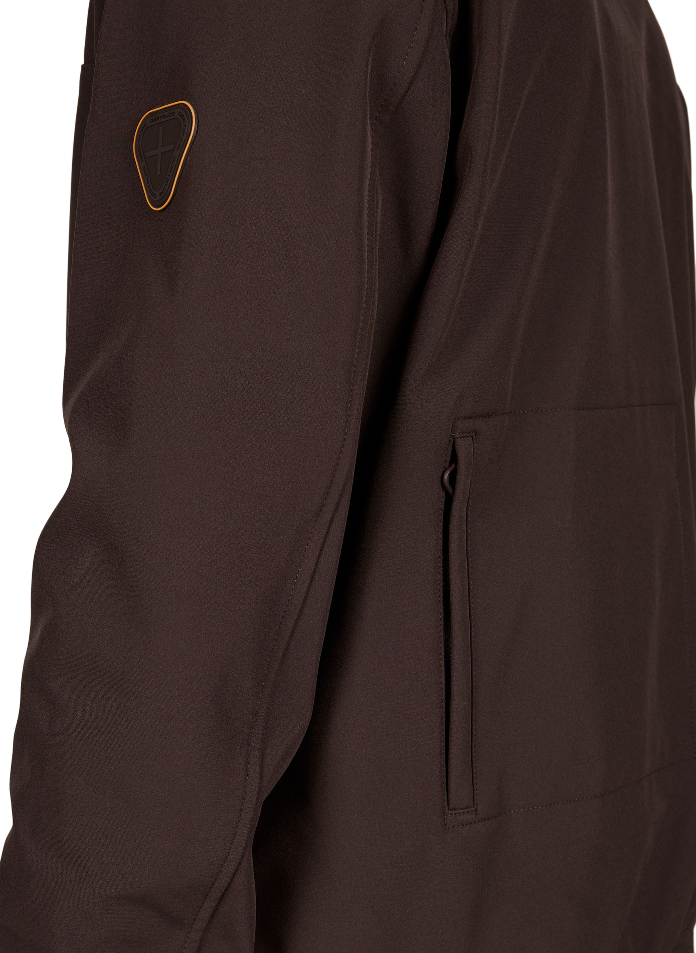 Veste à capuche droite softshell Rony GERTRUDE Marron