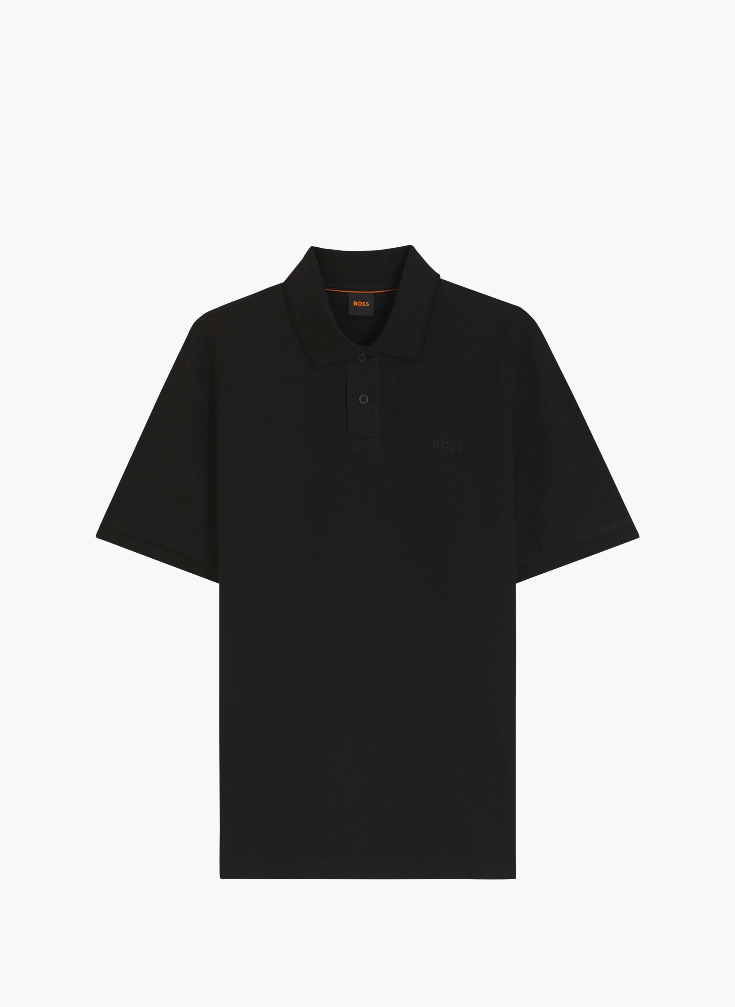 Polo regular-fit en coton  Noir