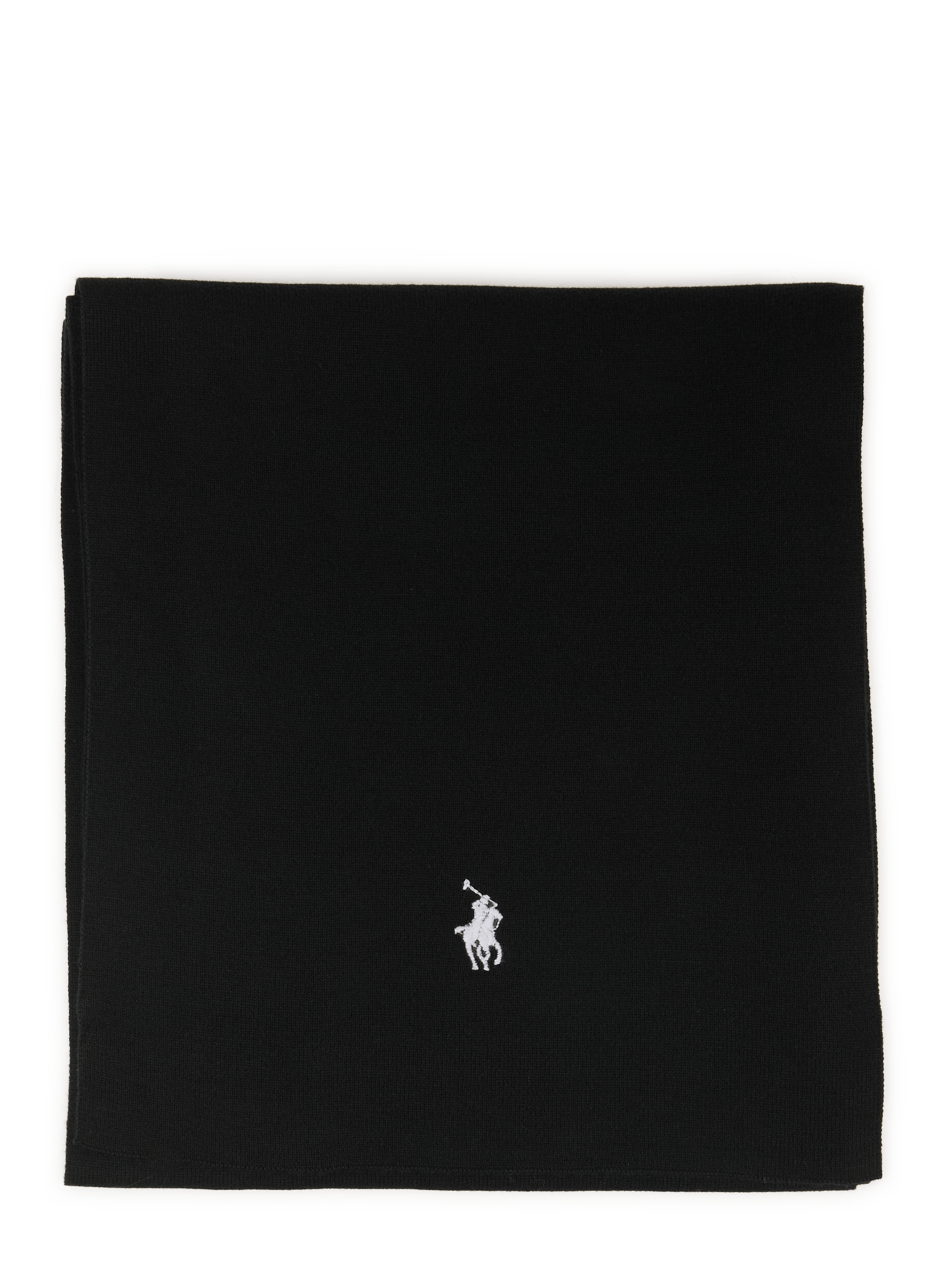Solid-color cashmere scarf POLO RALPH LAUREN Black