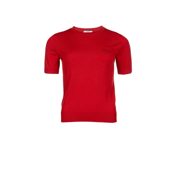 Pull en laine à logo brodé